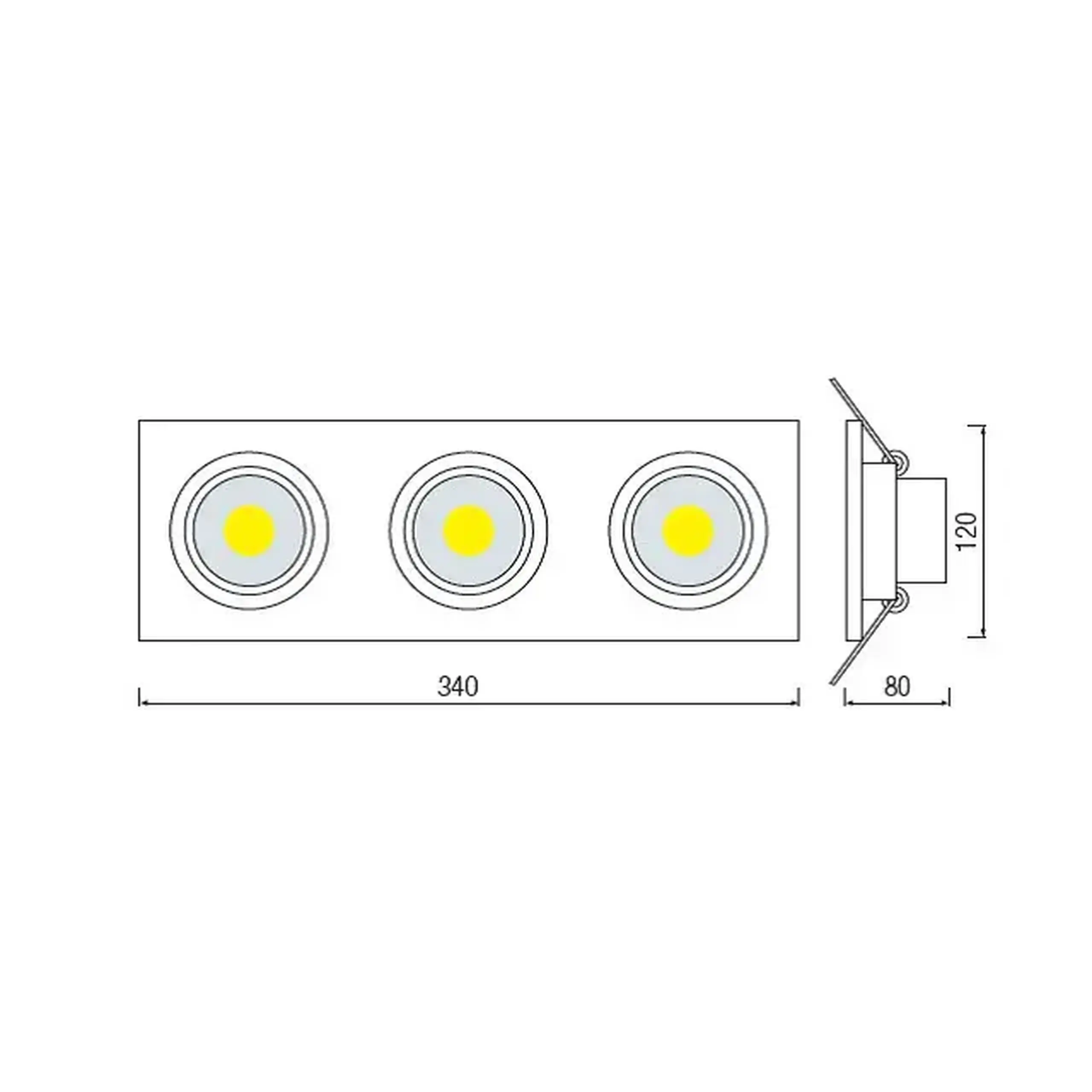 Felinar LED VERONICA 10 W LED 6400 K 220 - 240 V IP20 Horoz - 6400 K (K) 3
