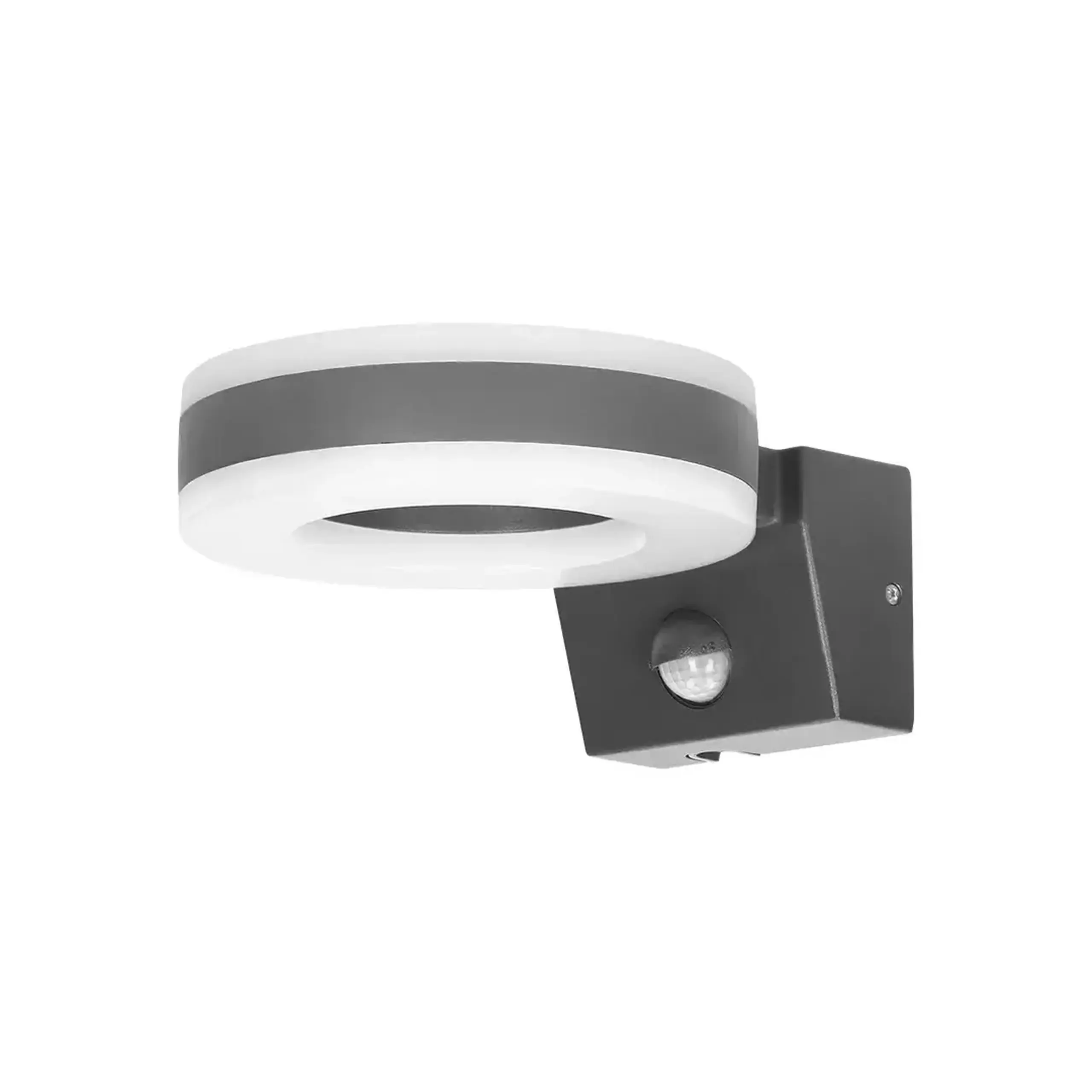 Felinar LED cu senzor de mișcare HOWLIT 20 W SMD 1800 lm 220 - 240 V IP65 ORNO - Culoare Gri