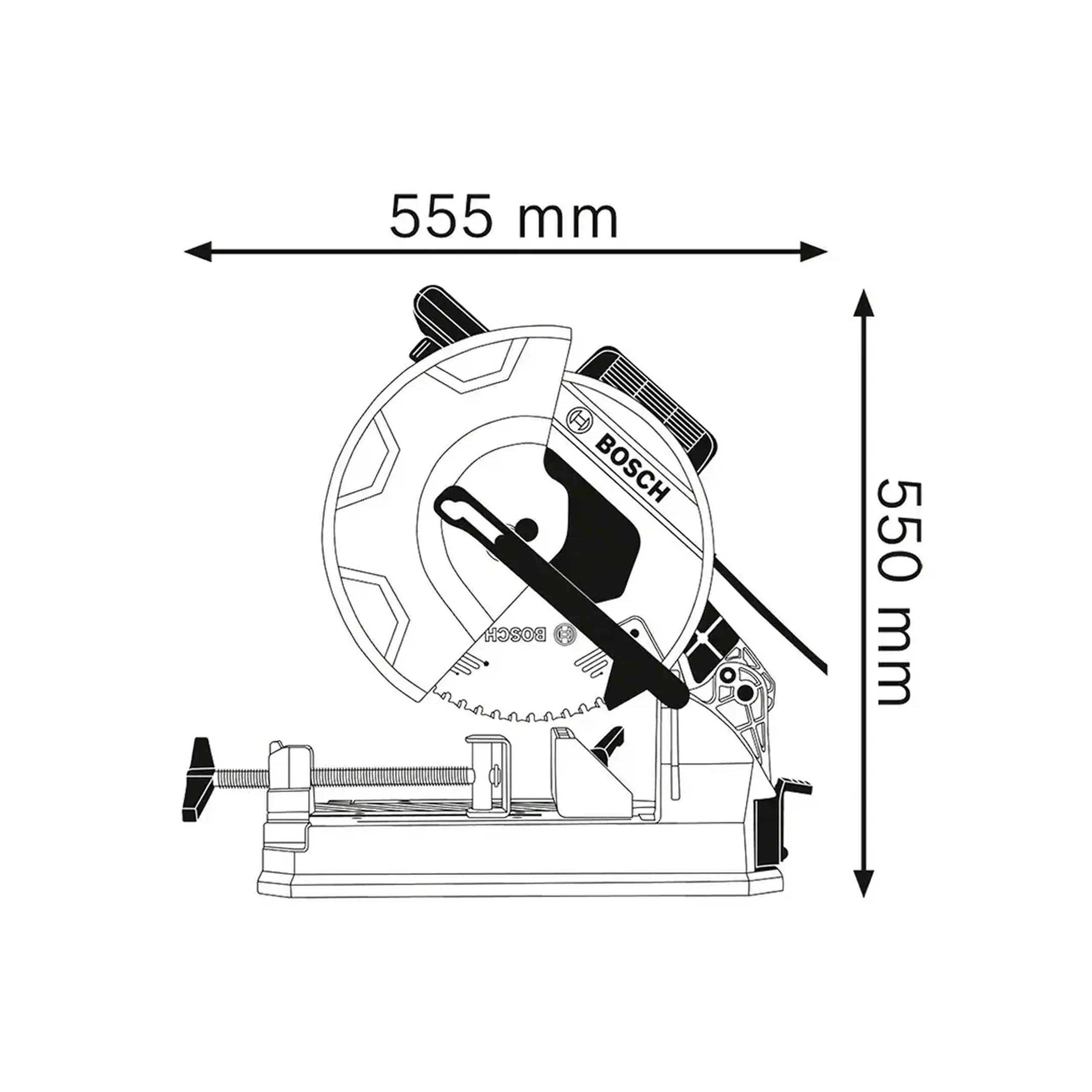 Fierăstrău de debitat metal GCD 12 JL 2000 W 220 - 240 V 1500 rot/min Bosch