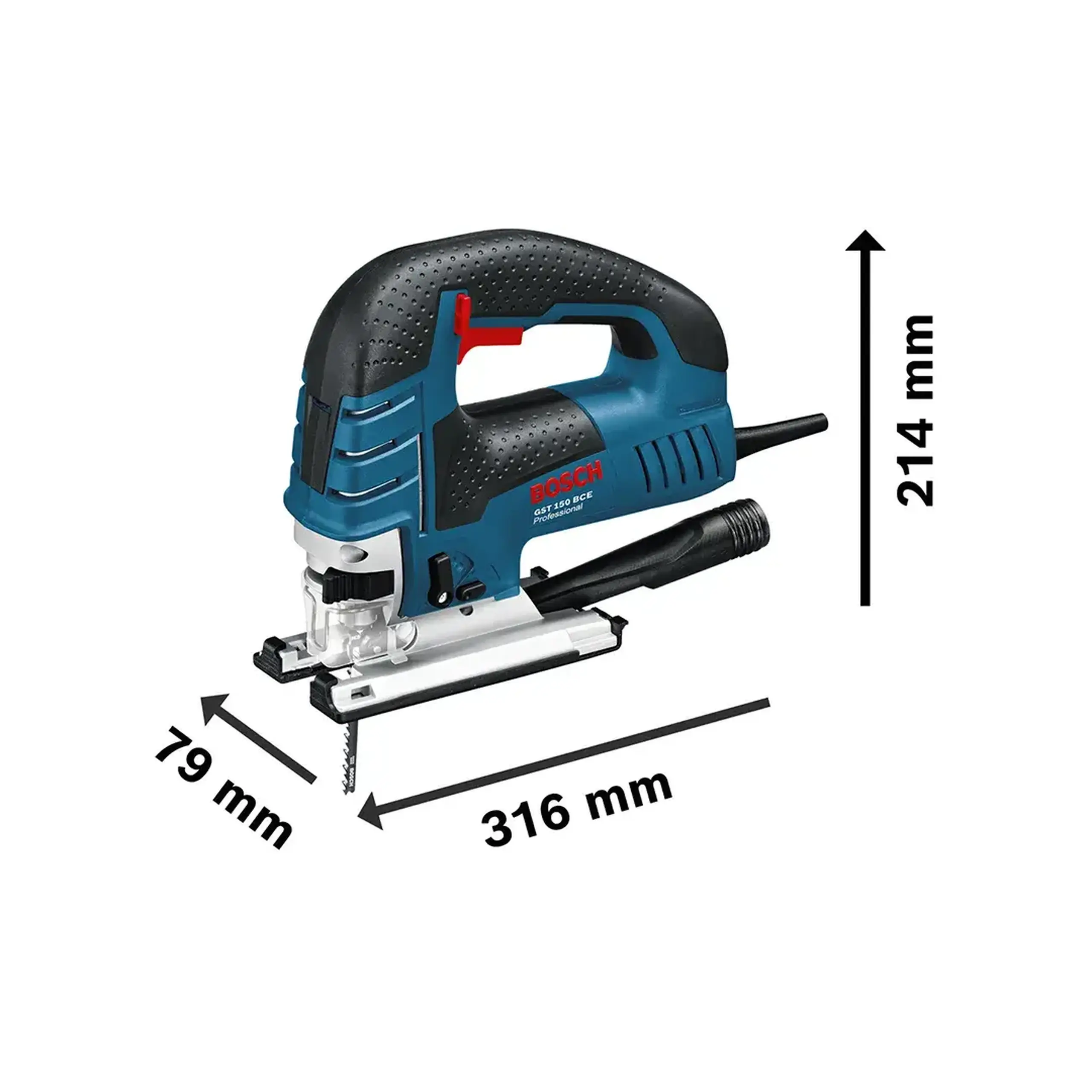 Fierăstrău electric pendular GST 150 BCE 780 W 220 V 0 - 3100 rot/min Bosch