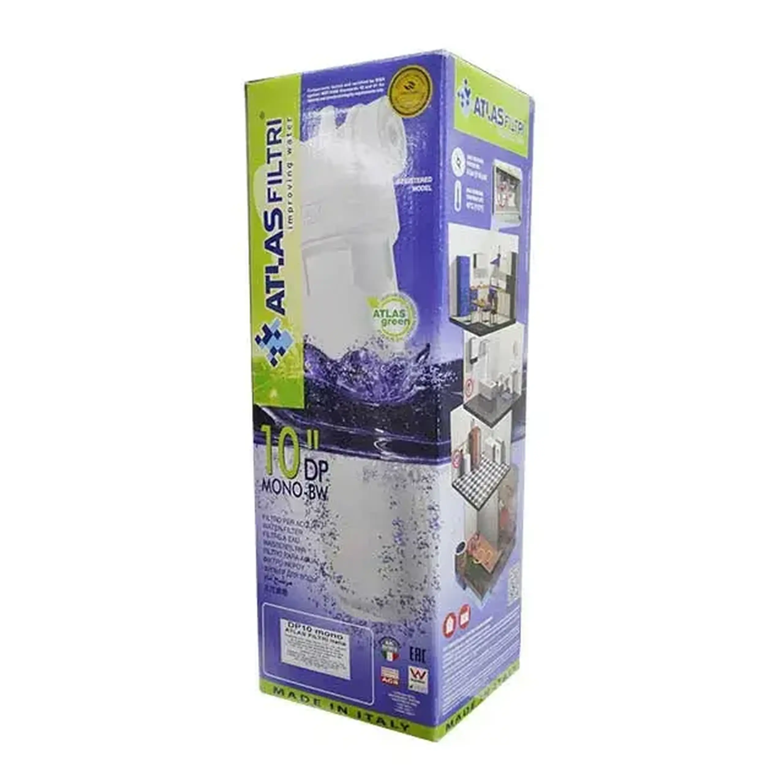 Filtru de apă DP 10 MONO 3/4'' ATLASFILTRI