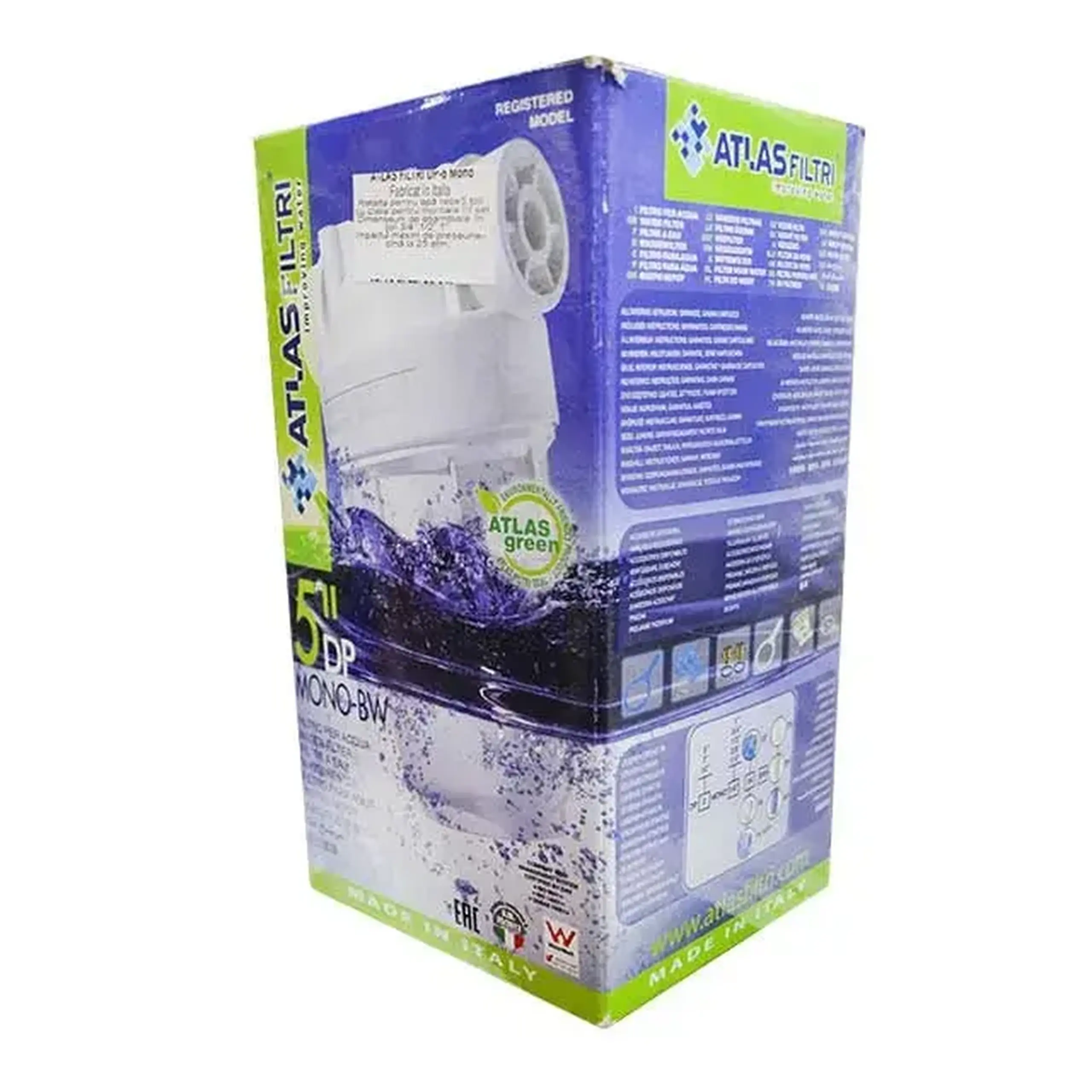 Filtru de apă DP 5 MONO 3/4'' ATLASFILTRI