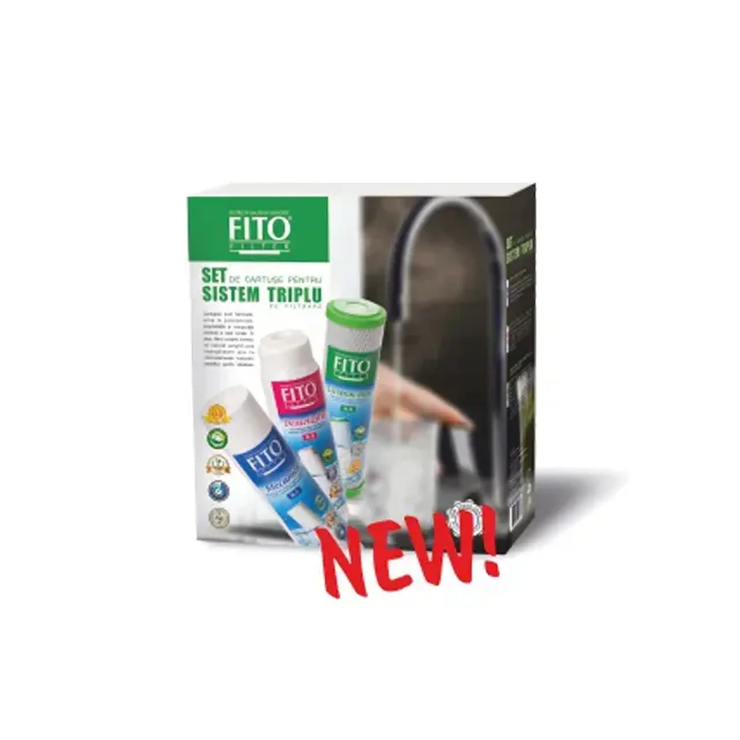 Set cartușe pentru filtru LF905 Fito Filter