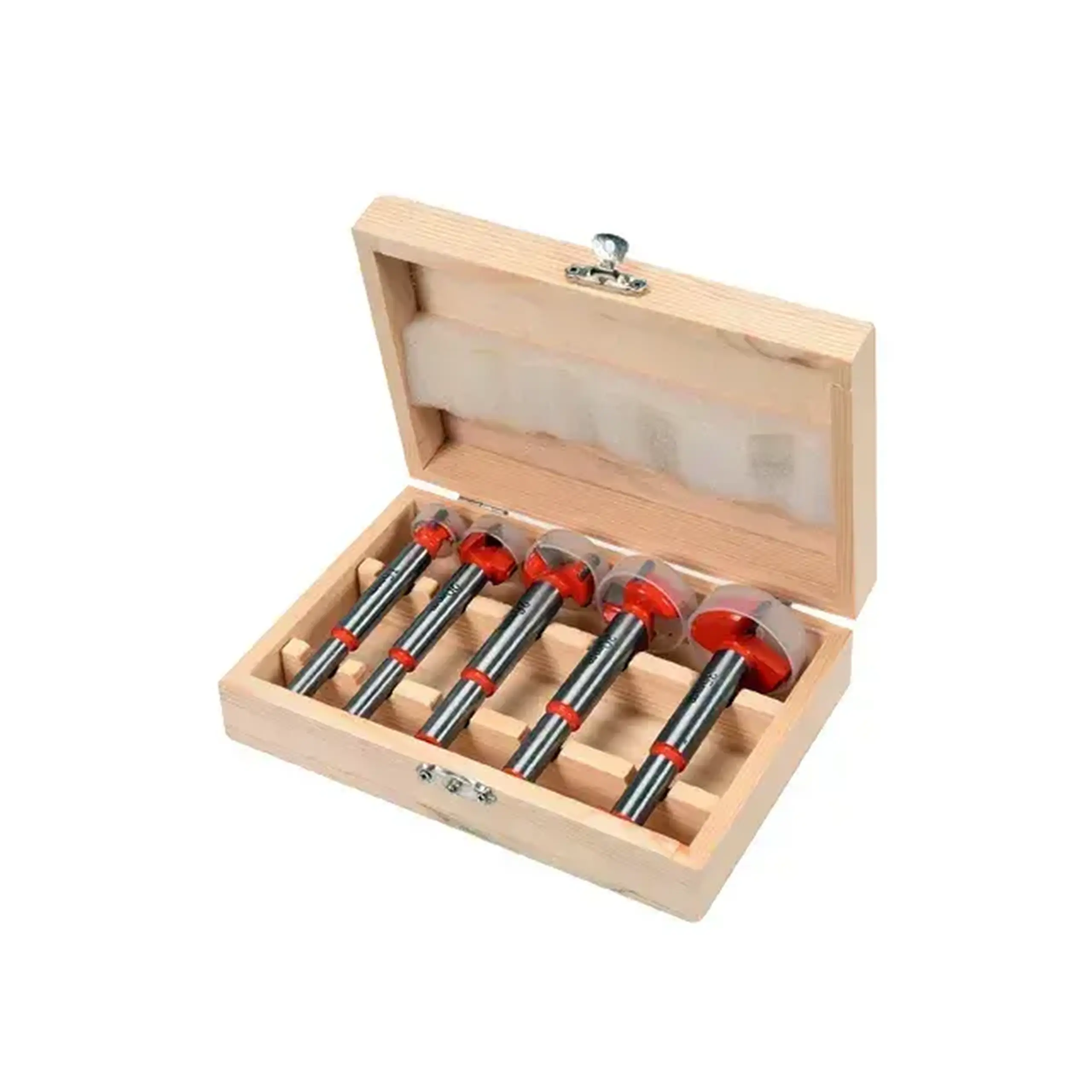 Set freze 5 buc. pentru lemn 15 - 35 mm Cilindric Yato - Bucăţi în set 5 buc.