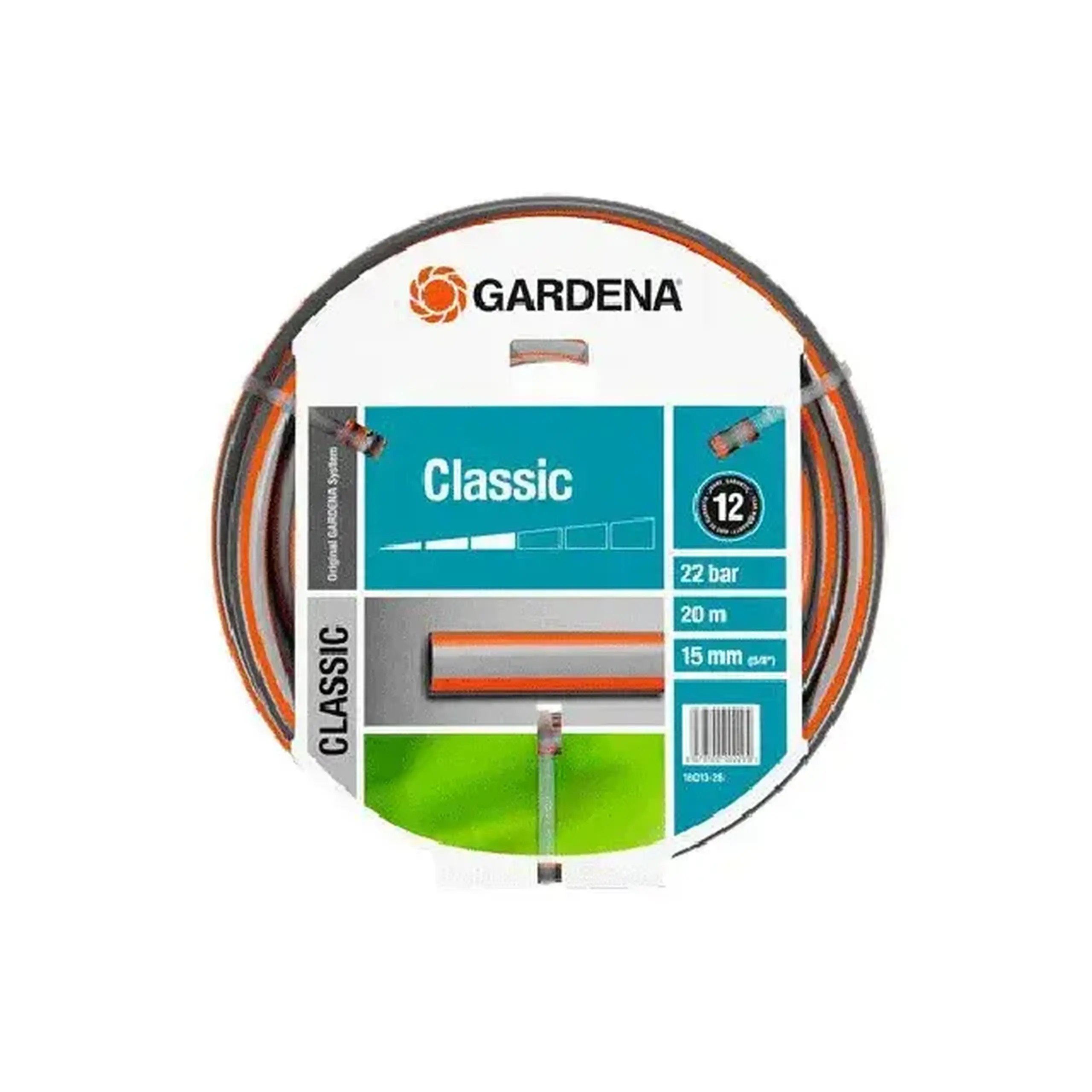 Furtun classic 18013-26 20 m x 15 mm cauciuc Gardena