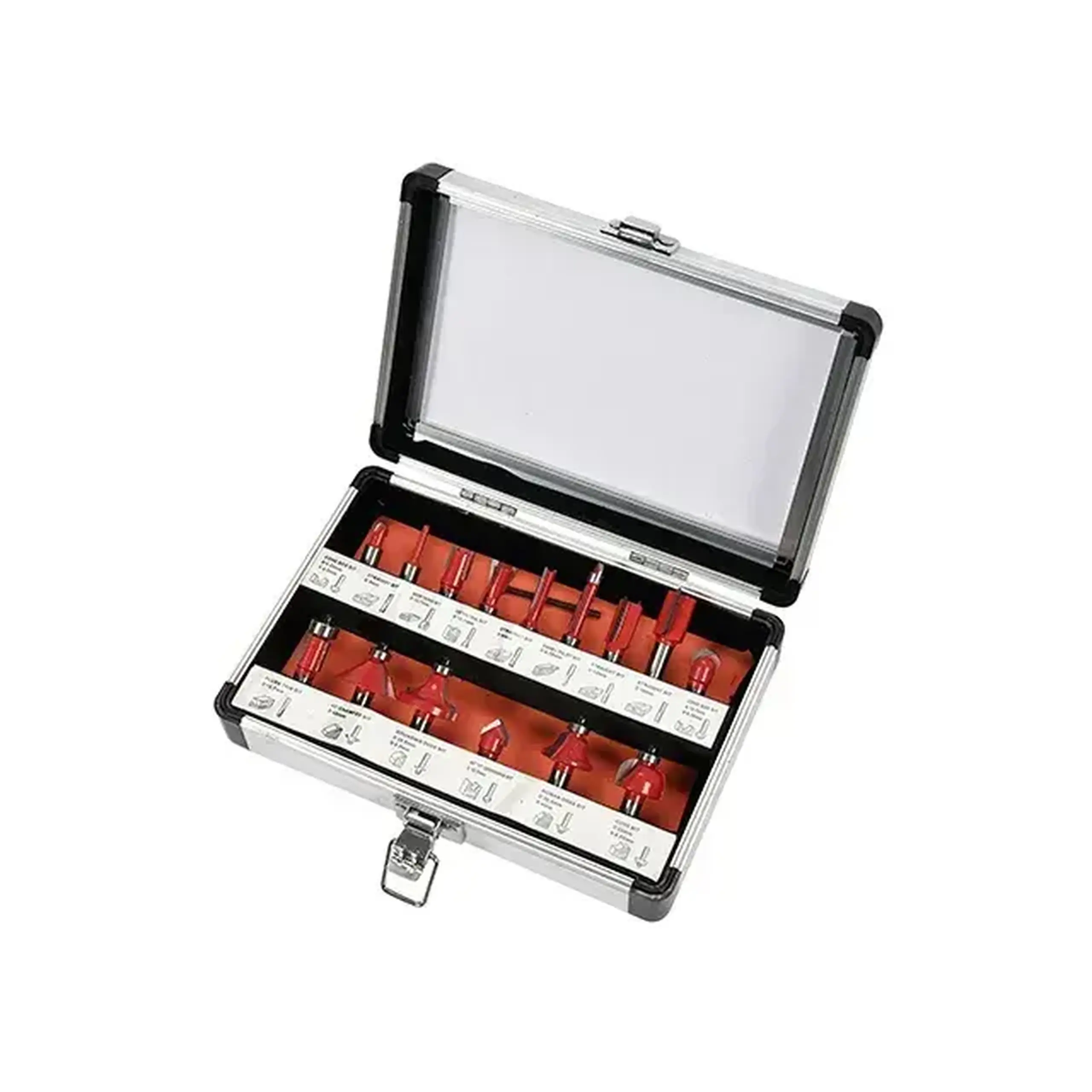 Set freze 5 buc. pentru lemn 15 - 35 mm Cilindric Yato - Bucăţi în set 15 buc.