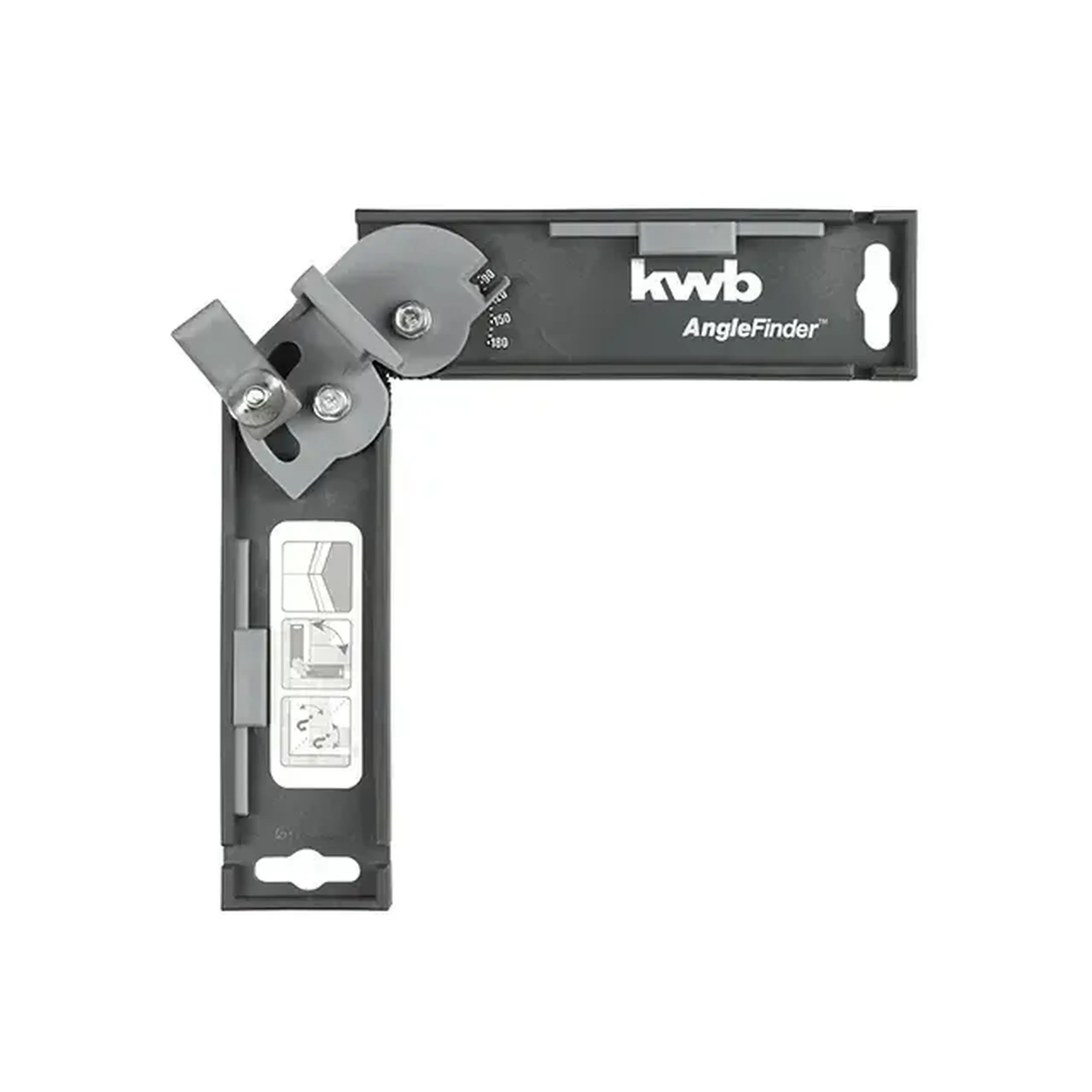 Goniometru K061400 175 x 52 x 20 mm plastic KWB