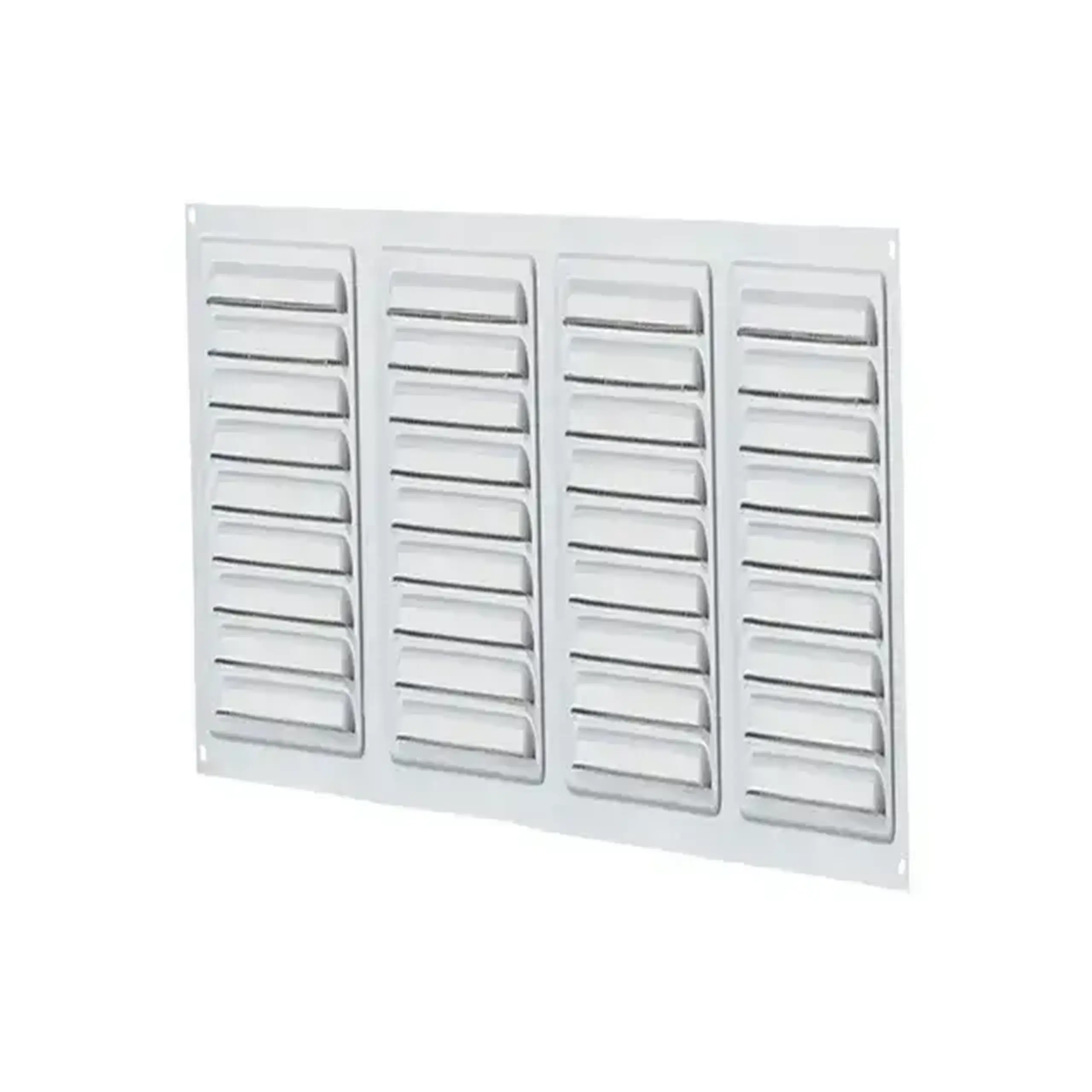 Grilaj de ventilare cu sită WMP 400x500-4c 400 x 500 mm Metal Alb Ventika
