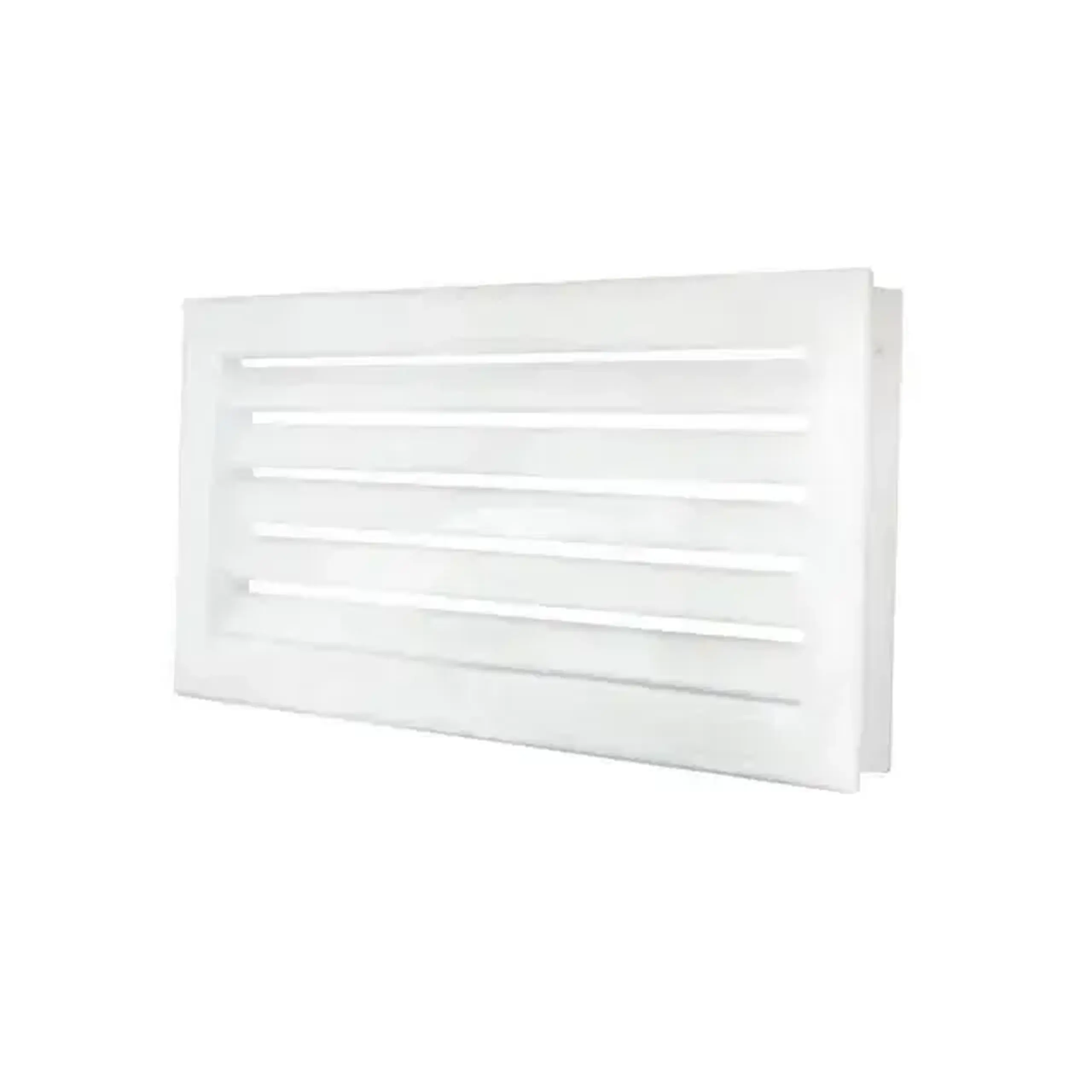 Grilaj de ventilare Ventika NHN 400 x 300 mm plastic alb - Dimensiuni (L x W x H x Ø) 500 x 200 x 30 mm