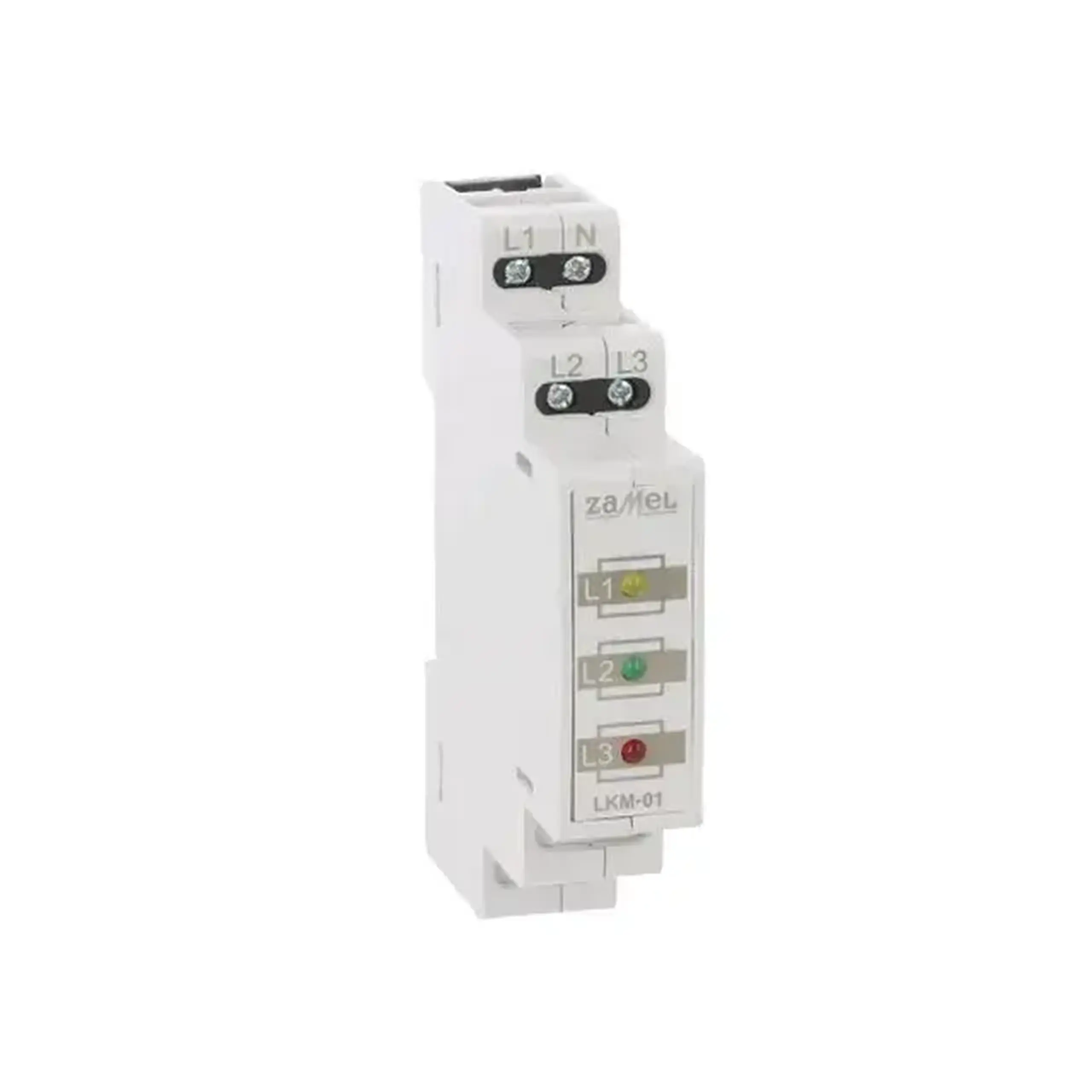 Indicator de fază LKM-01-40 3 faze 16 A 220 V IP20 Zamel