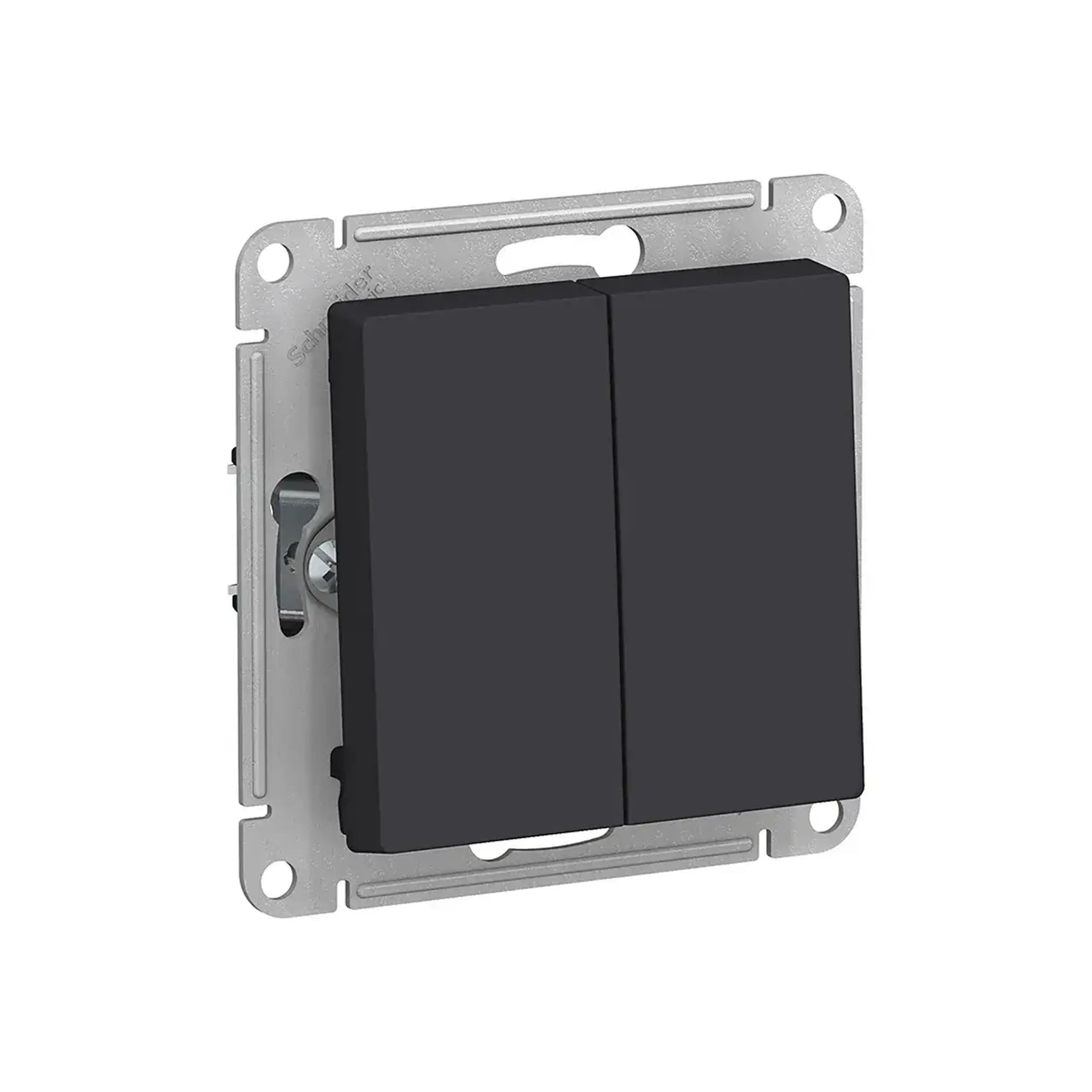 Întrerupător dublu atlas Design 10 A 250 V carbon Schneider-Electric