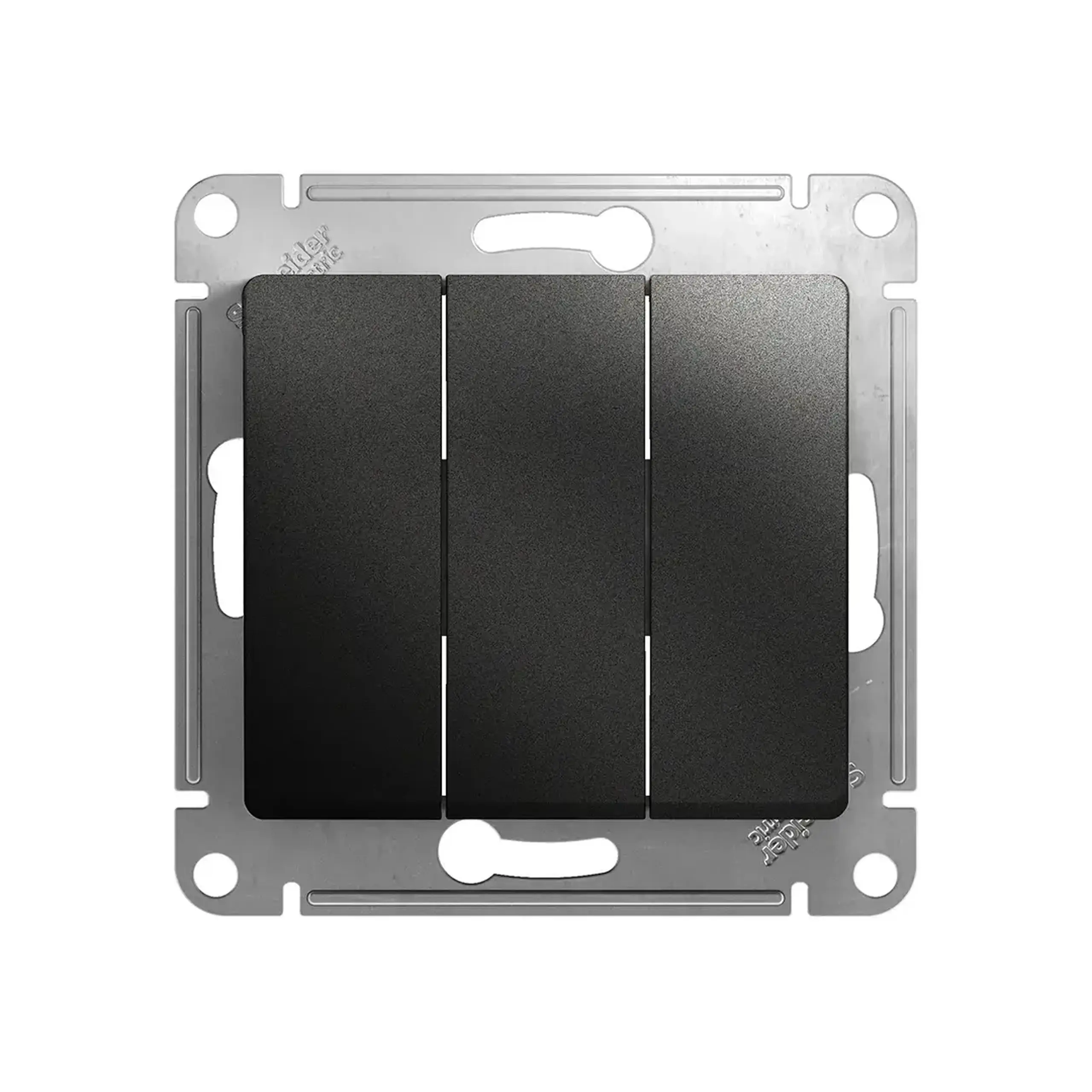 Întrerupător triplu glossa 10 A 250 V antracit Schneider-Electric