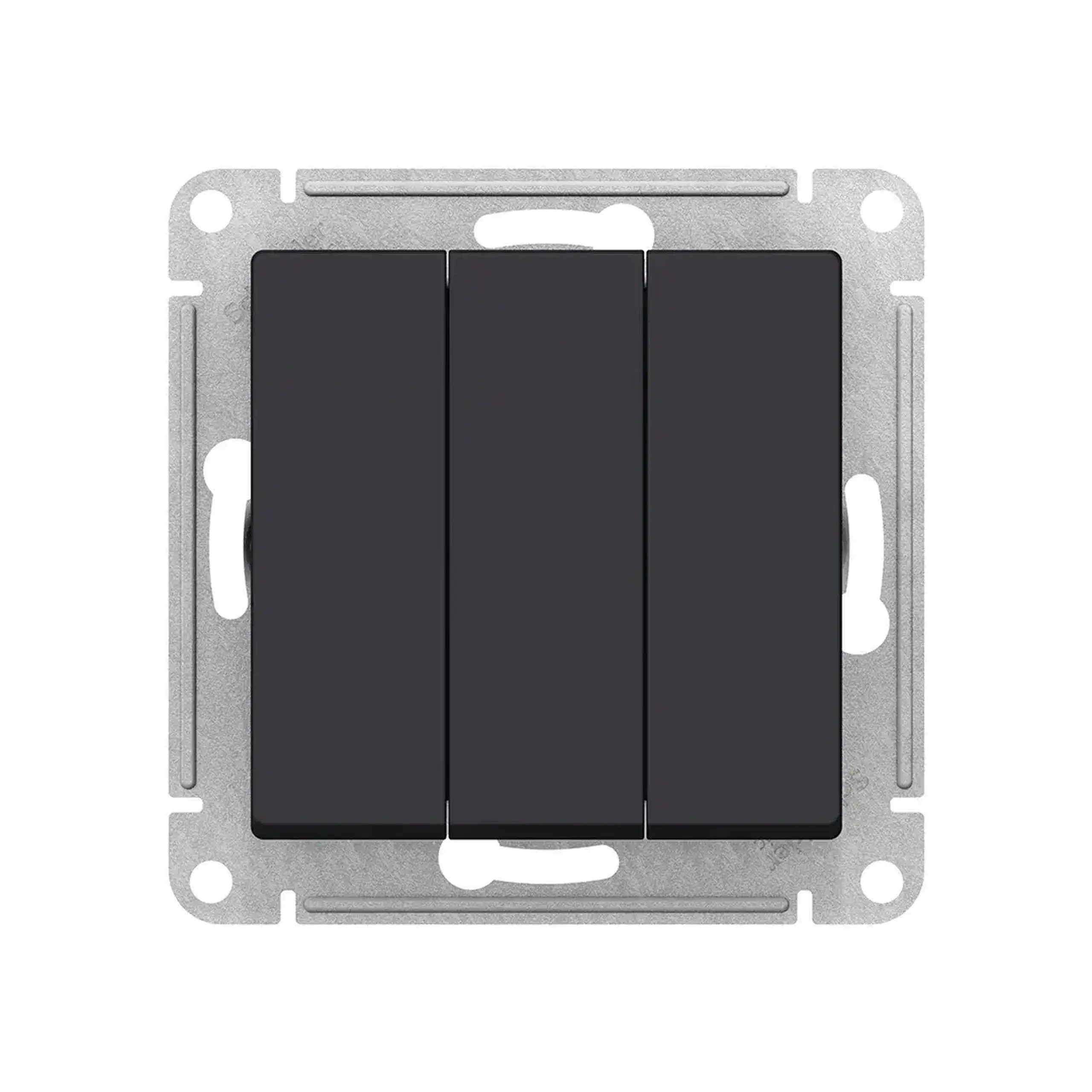 Întrerupător triplu atlas Design 10 A 250 V carbon Schneider-Electric