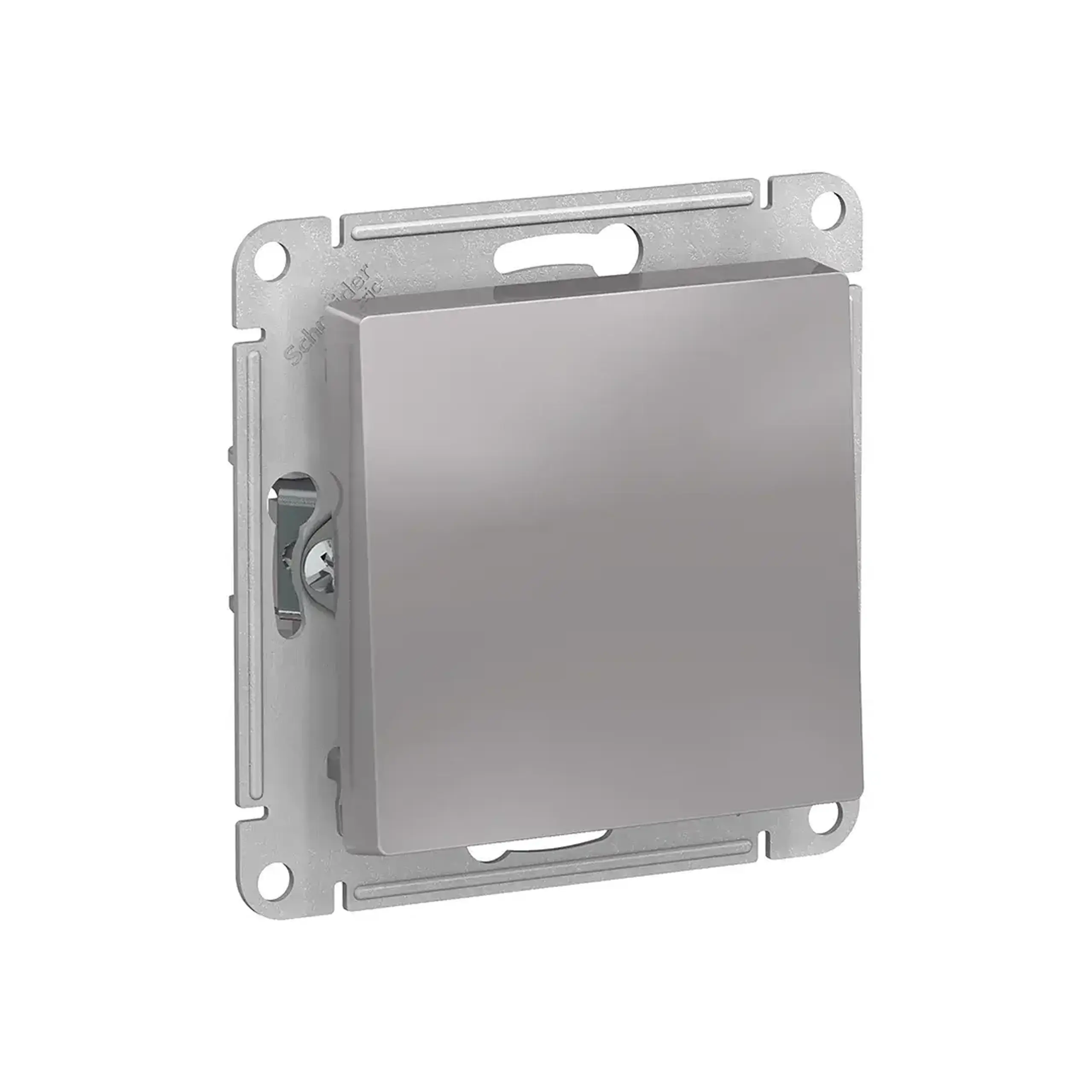 Întrerupător unitar cruce atlas Design 10 A 250 V aluminiu Schneider-Electric