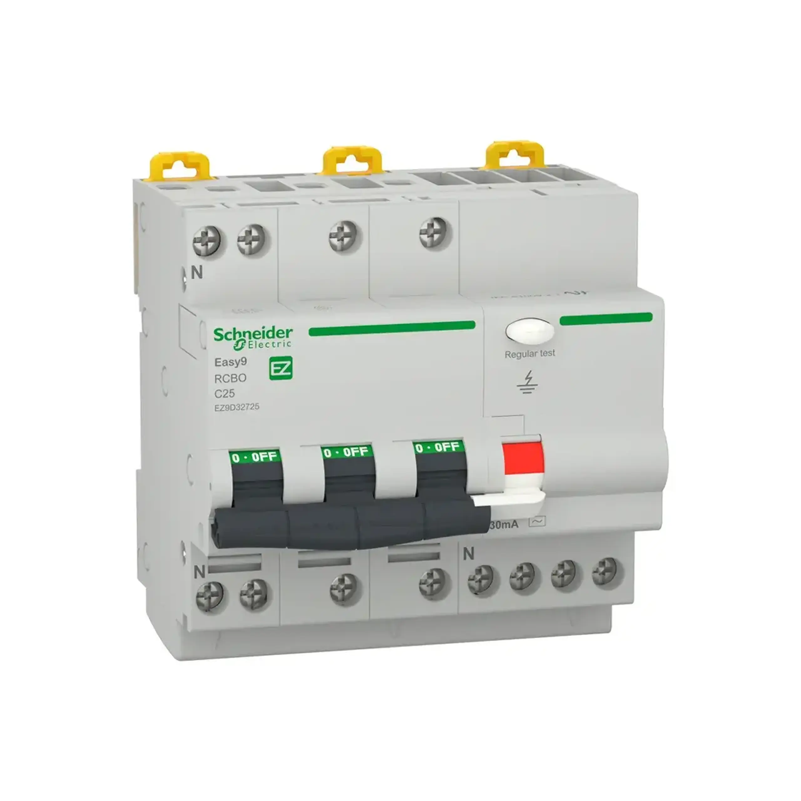 Întreruptor automat diferențial C 30 mA 16 A 3P+N 400 V Schneider-Electric - 25 A (A) 30 mA