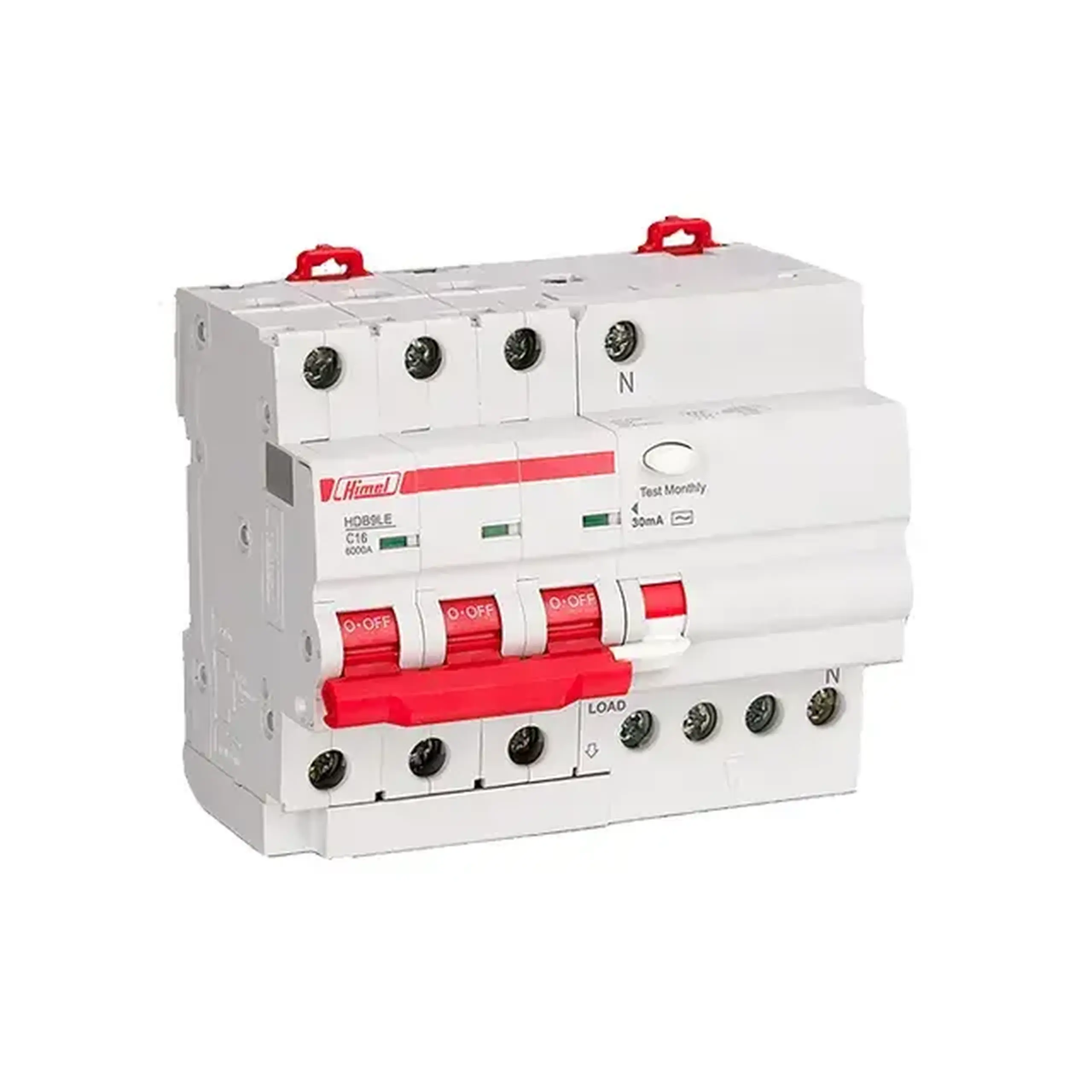 Întreruptor automat diferențial HDB9LE-32 C 30 mA 16 A 3P+N 220 - 240 V Himel