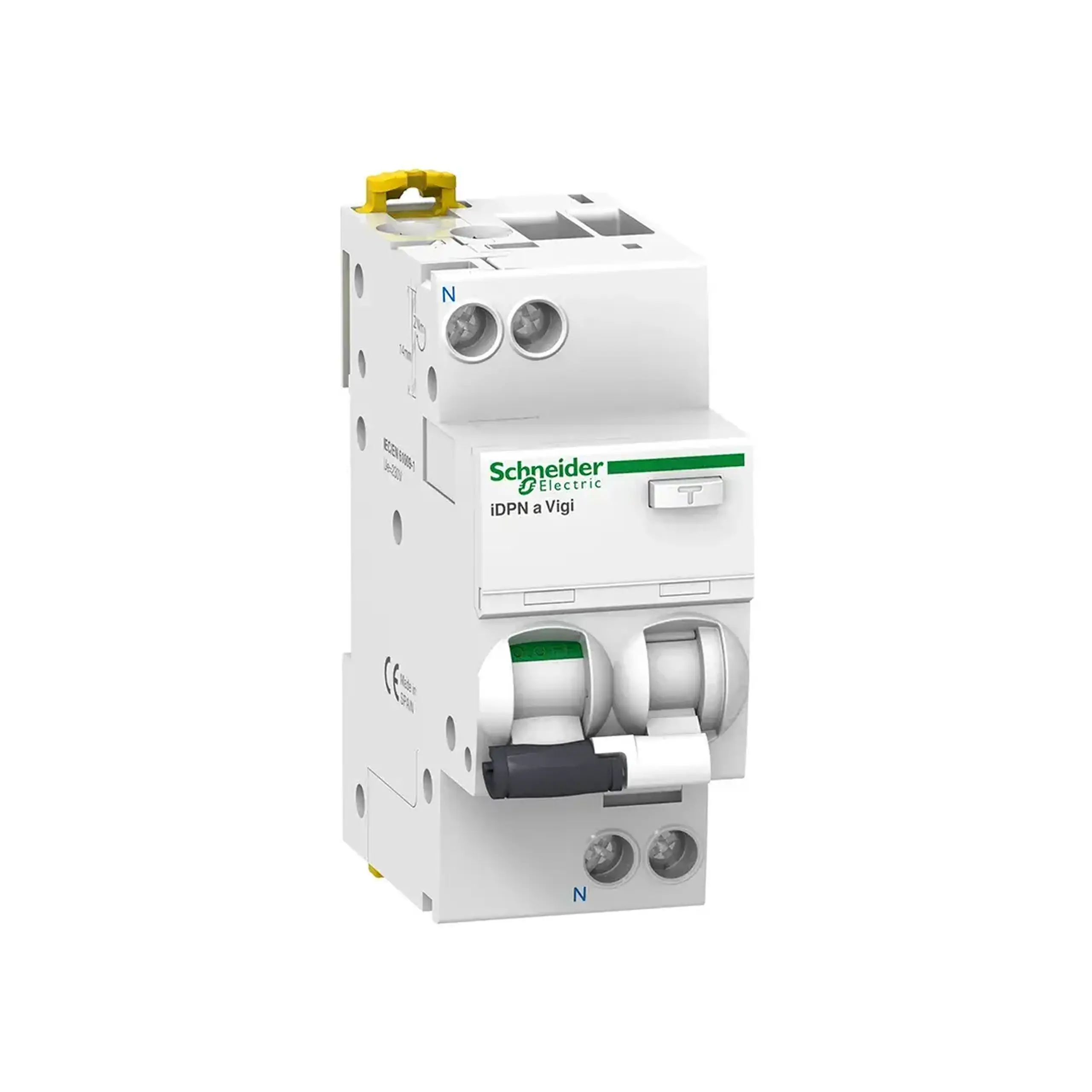 Întreruptor diferențial iDPNa Vigi C 10 mA 10 A 1P+N 220 - 240 V Schneider-Electric - Curent (A) 32 A