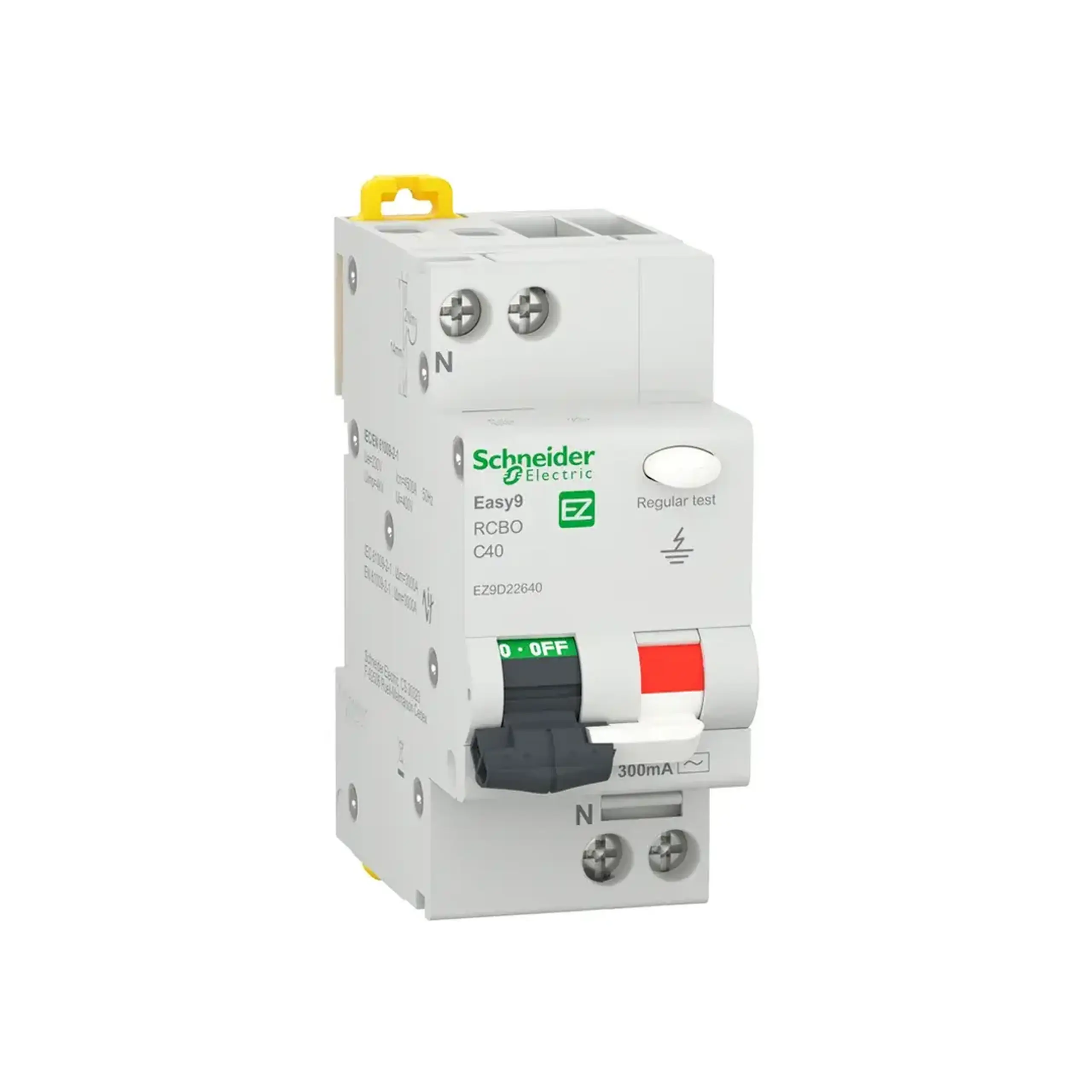 Întreruptor automat diferențial C 30 mA 6 A 1P + N 220 - 240 V Schneider-Electric - 40 A (A) 300 mA