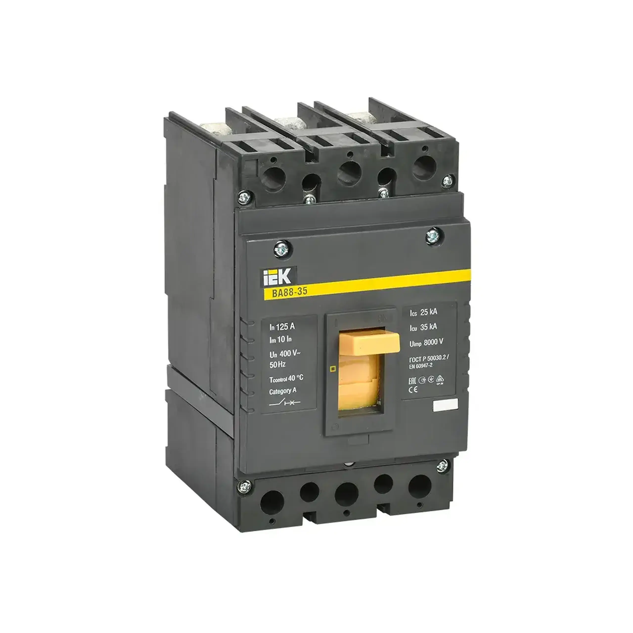 Întreruptor automat IEK VA88-35 3P 125 A 400 V A