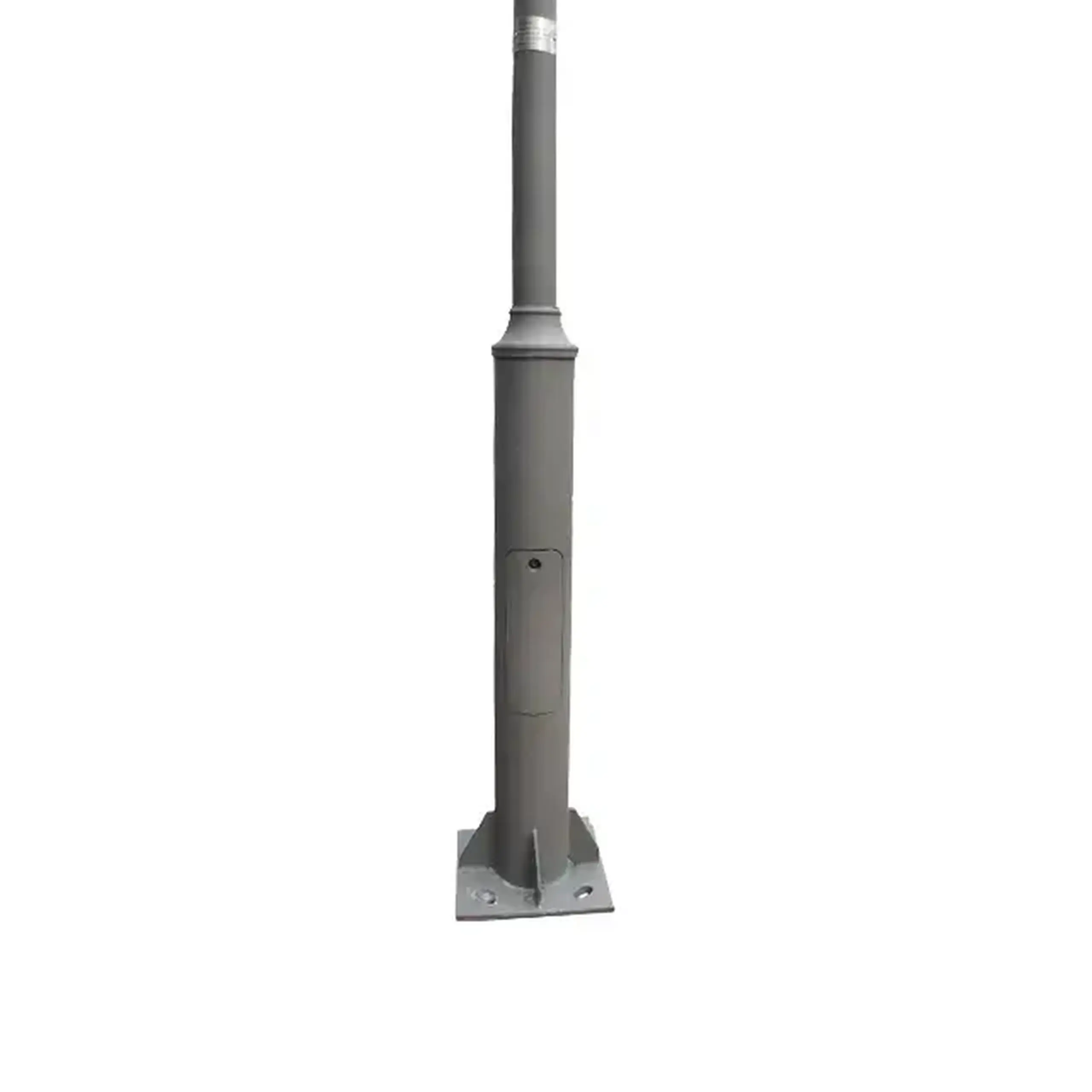 Stâlp pentru felinar cu ușă 3000 x 76 mm Oțel Elmos - Dimensiuni (L x W x H x Ø) 7000 x 76 mm