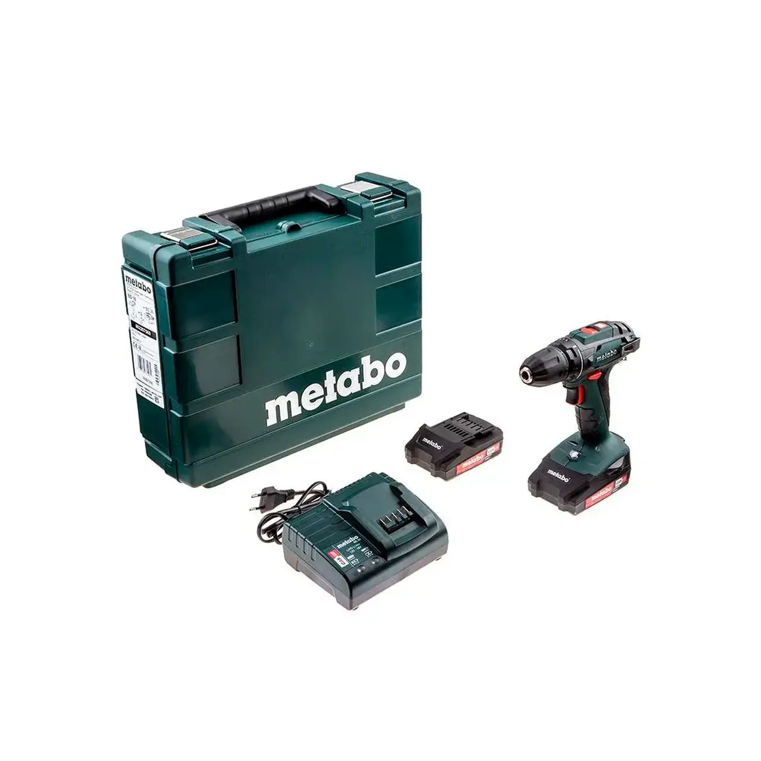 Mașină de înşurubat 602207560 48 Nm 2.0 Ah (Li-Ion) 18 V 1600 rot/min Metabo