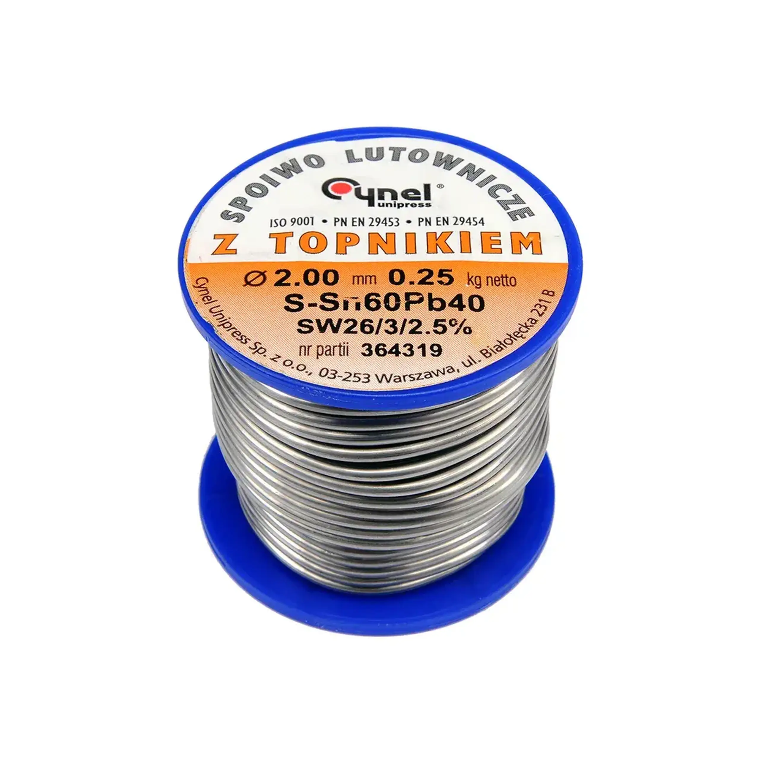 Pripoi Toya SN60PB40 2 mm 250 g