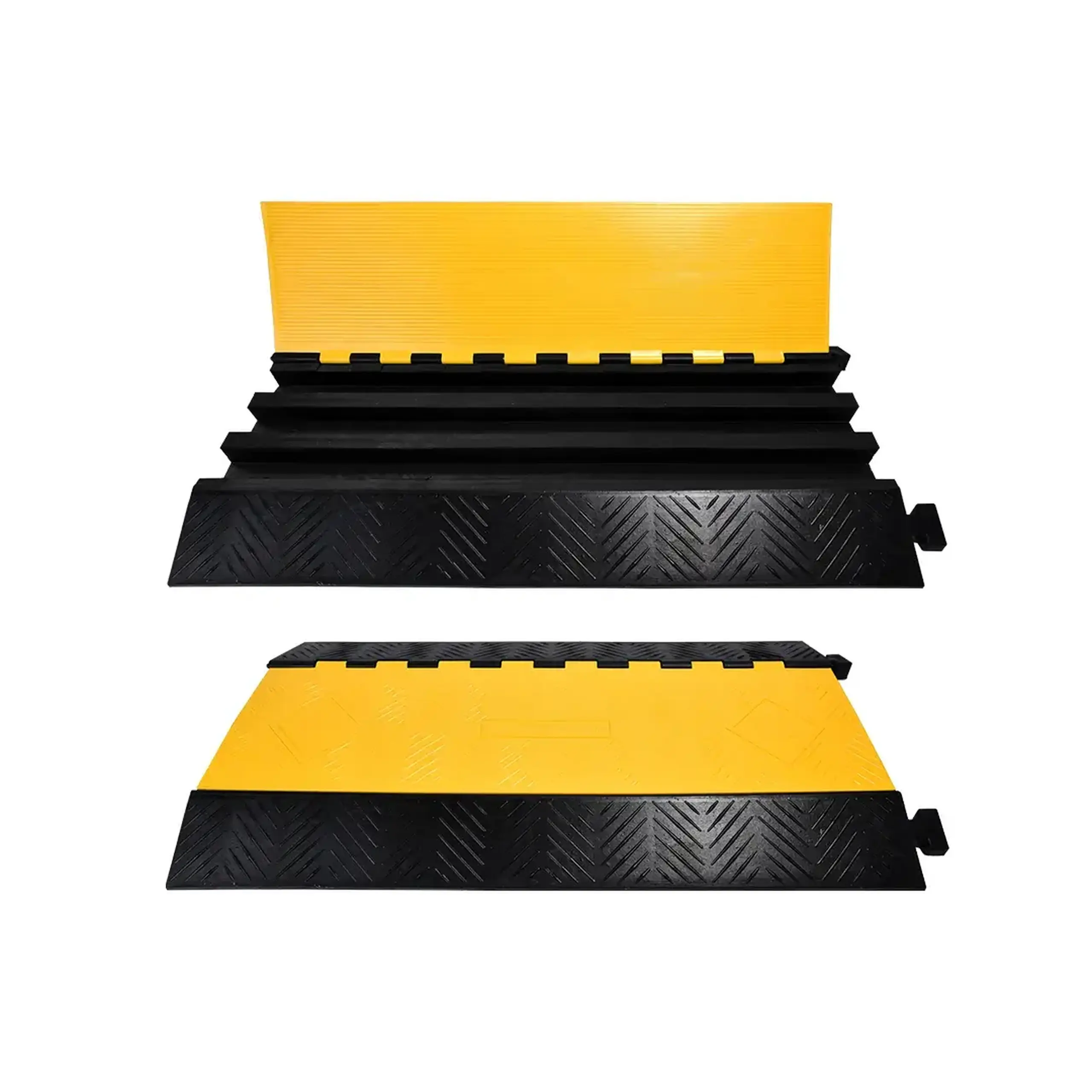 Protecție pentru cablu 3 canale 50 x 90 x 7 cm Negru MFK