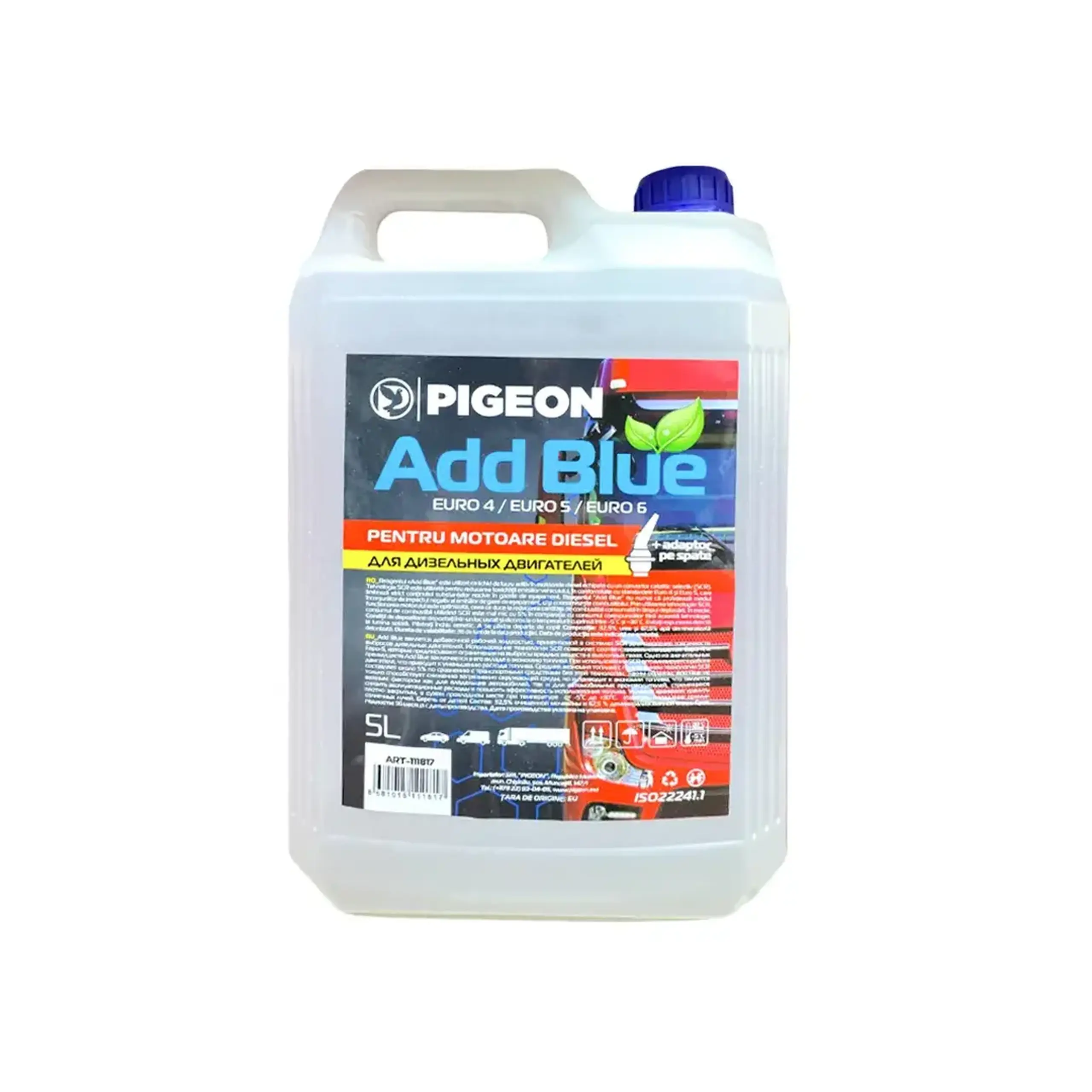 Soluție pentru motoare diesel ADD BLUE 5 l