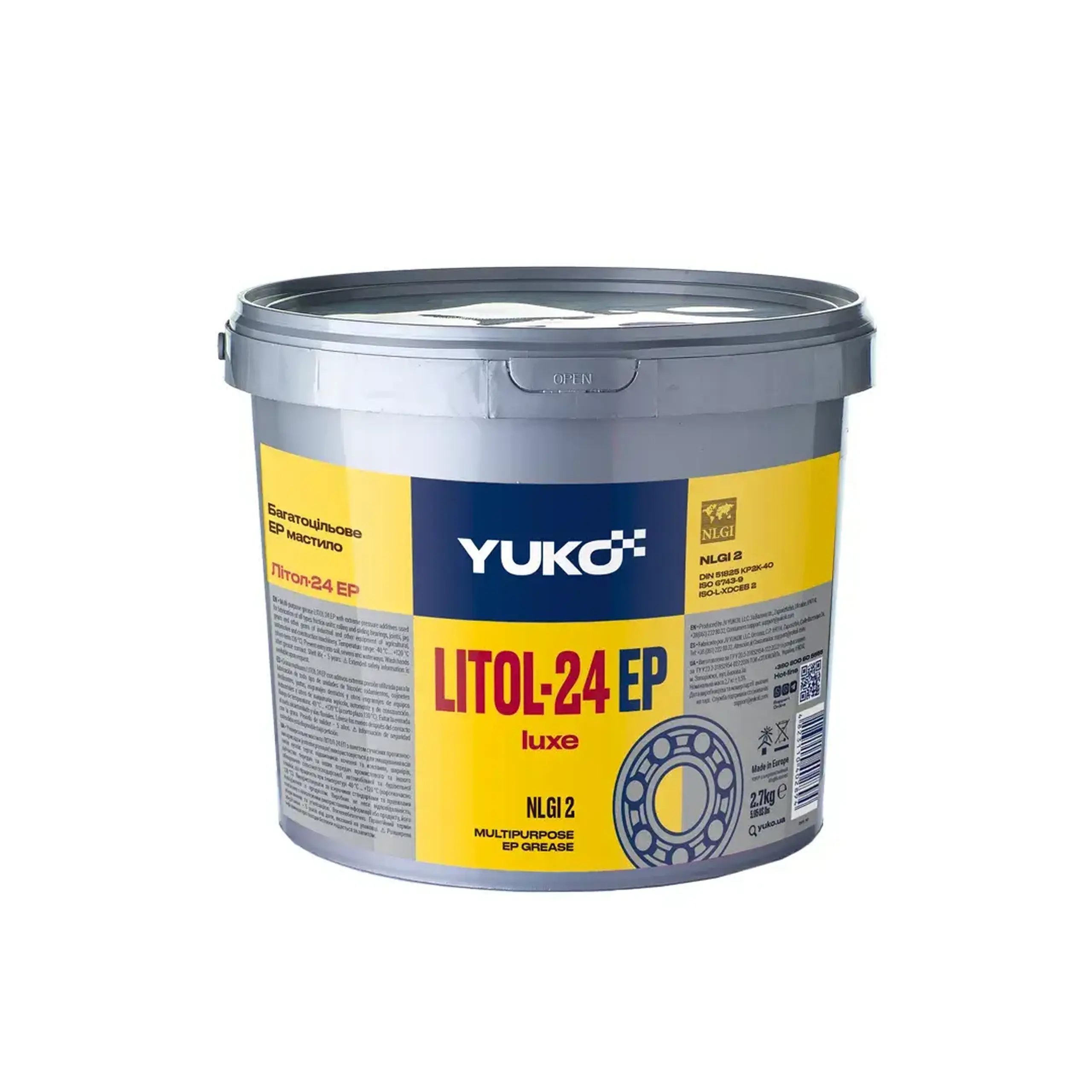 Lubrifiant LITOL-24 2.7 kg Yukoil