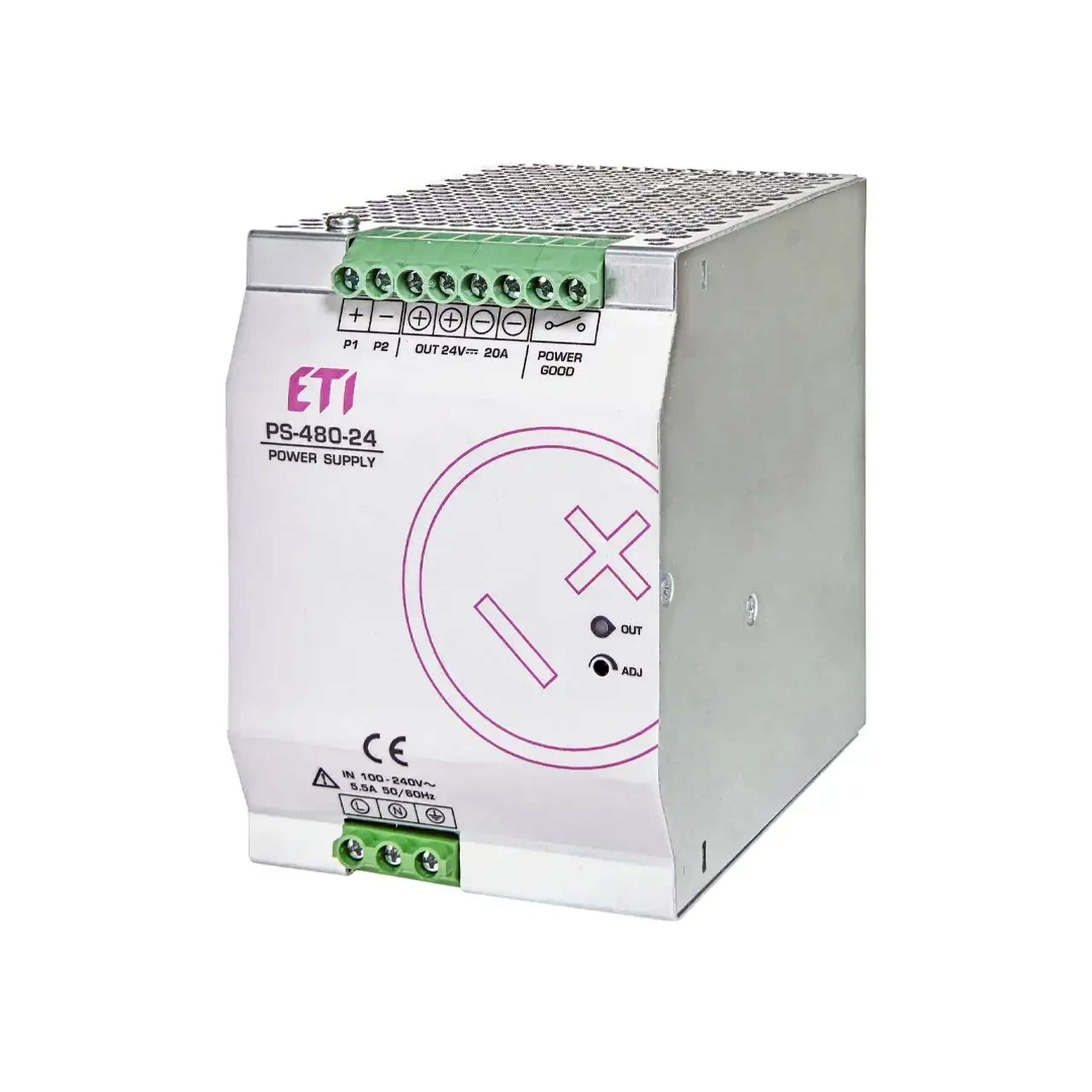 Sursă de alimentare PS 480-24 100 - 240 V AC 24 V DC 20 A ETI