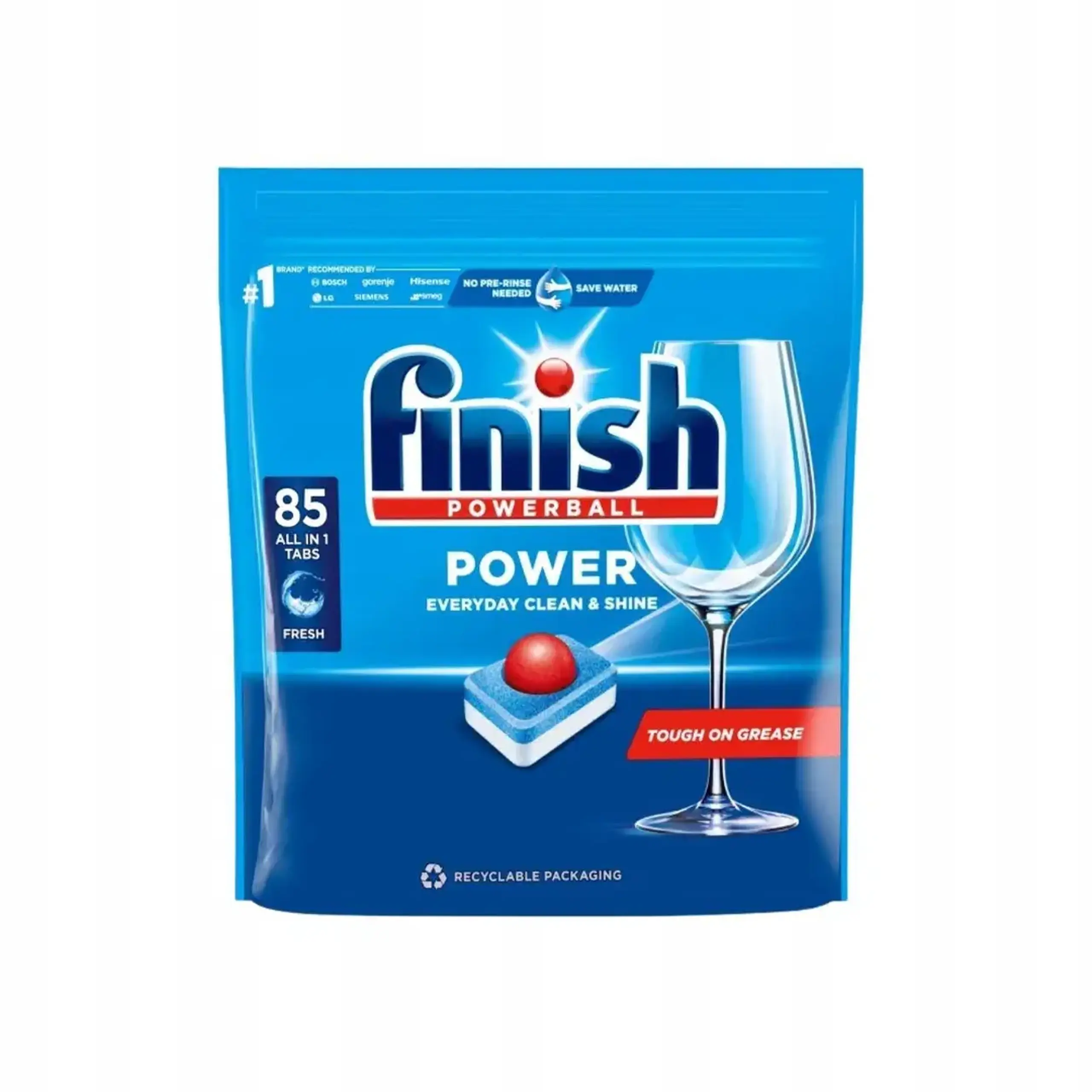 Capsule pentru spălarea vaselor POWER 85 buc. Finish
