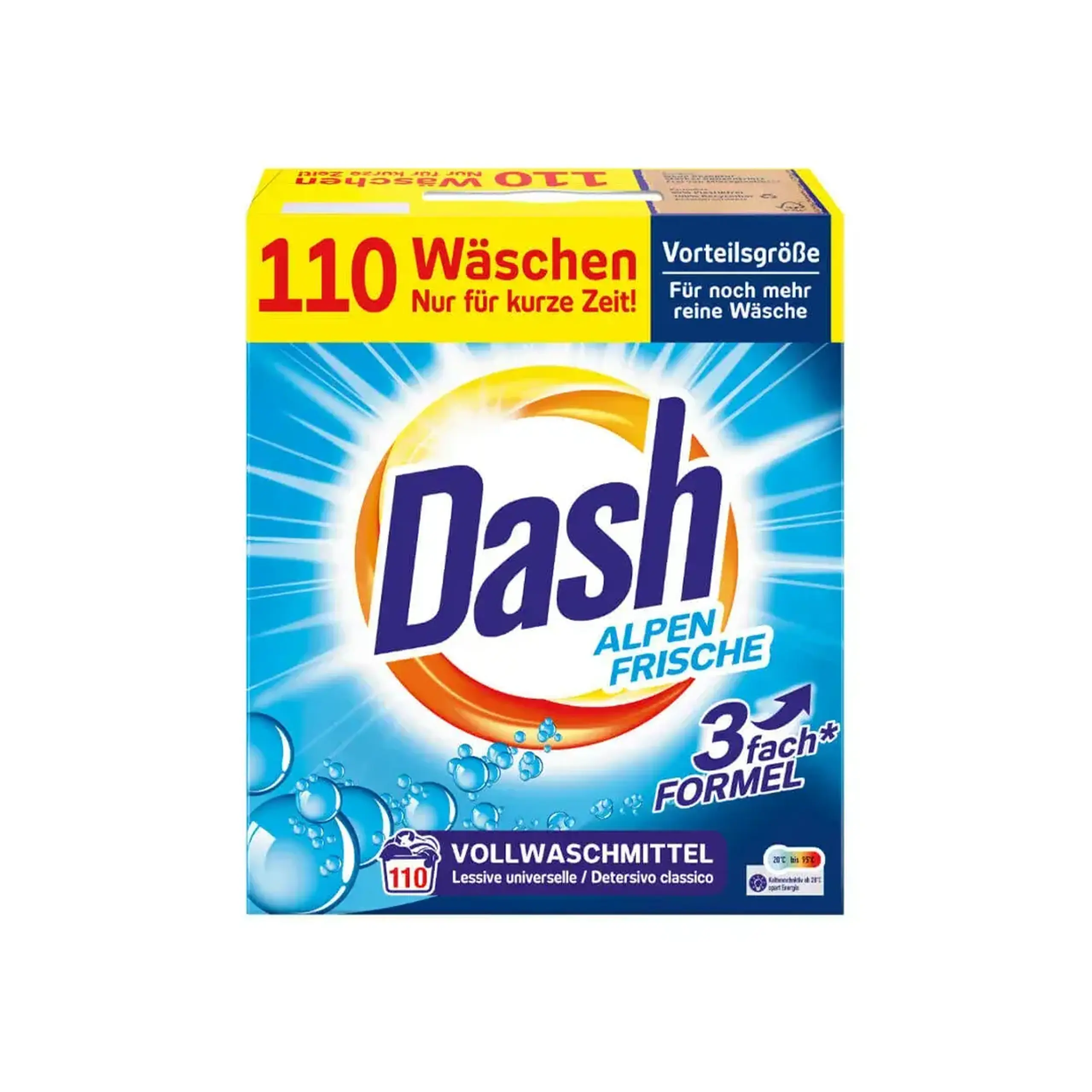 Praf de spălat Alpen Frische DASH - Greutatea 5.5 kg