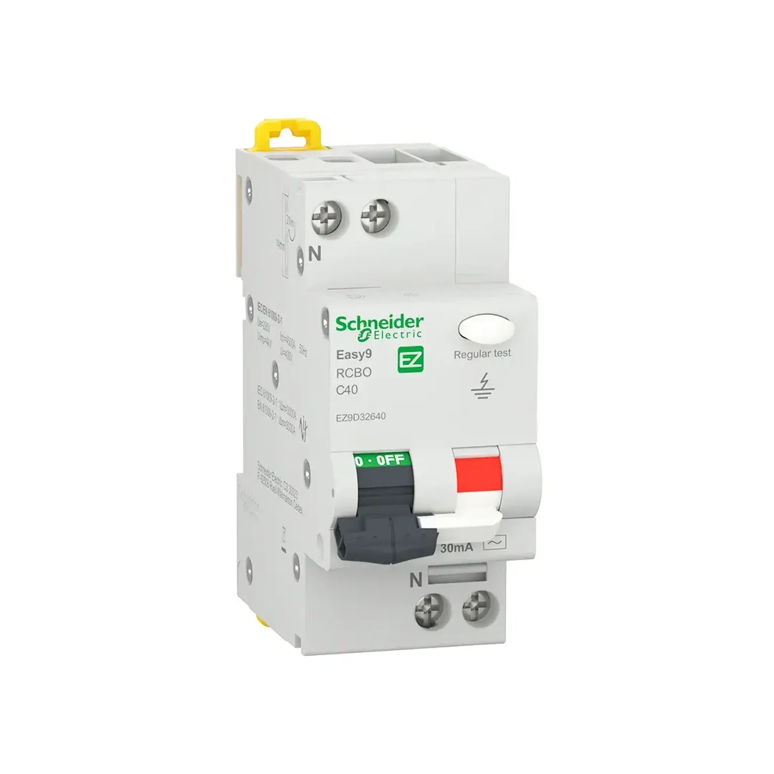 Întreruptor automat diferențial C 30 mA 6 A 1P + N 220 - 240 V Schneider-Electric - 40 A (A) 30 mA