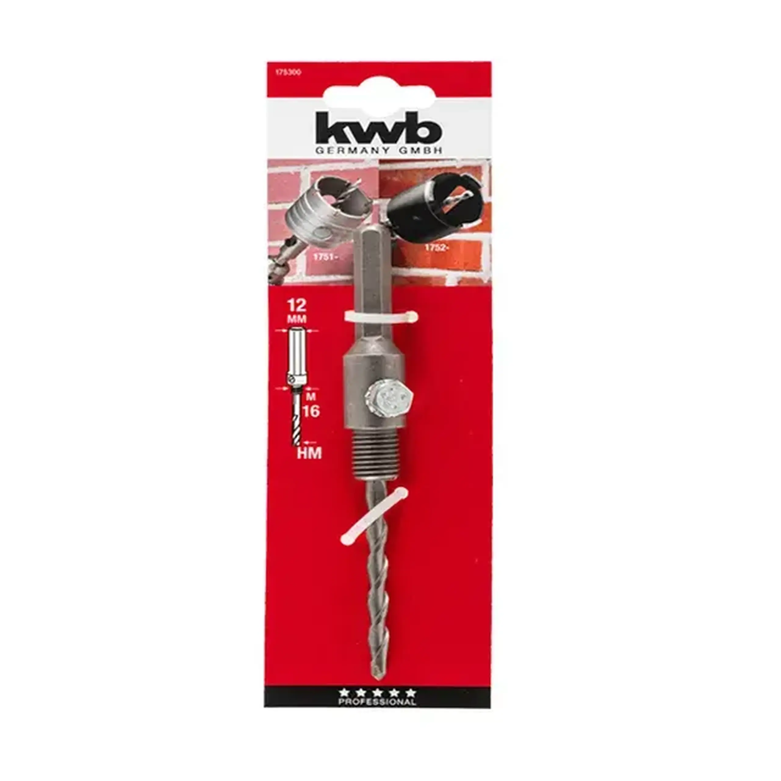Adaptor carotă pentru metal 16 mm Oțel Hexagonal KWB