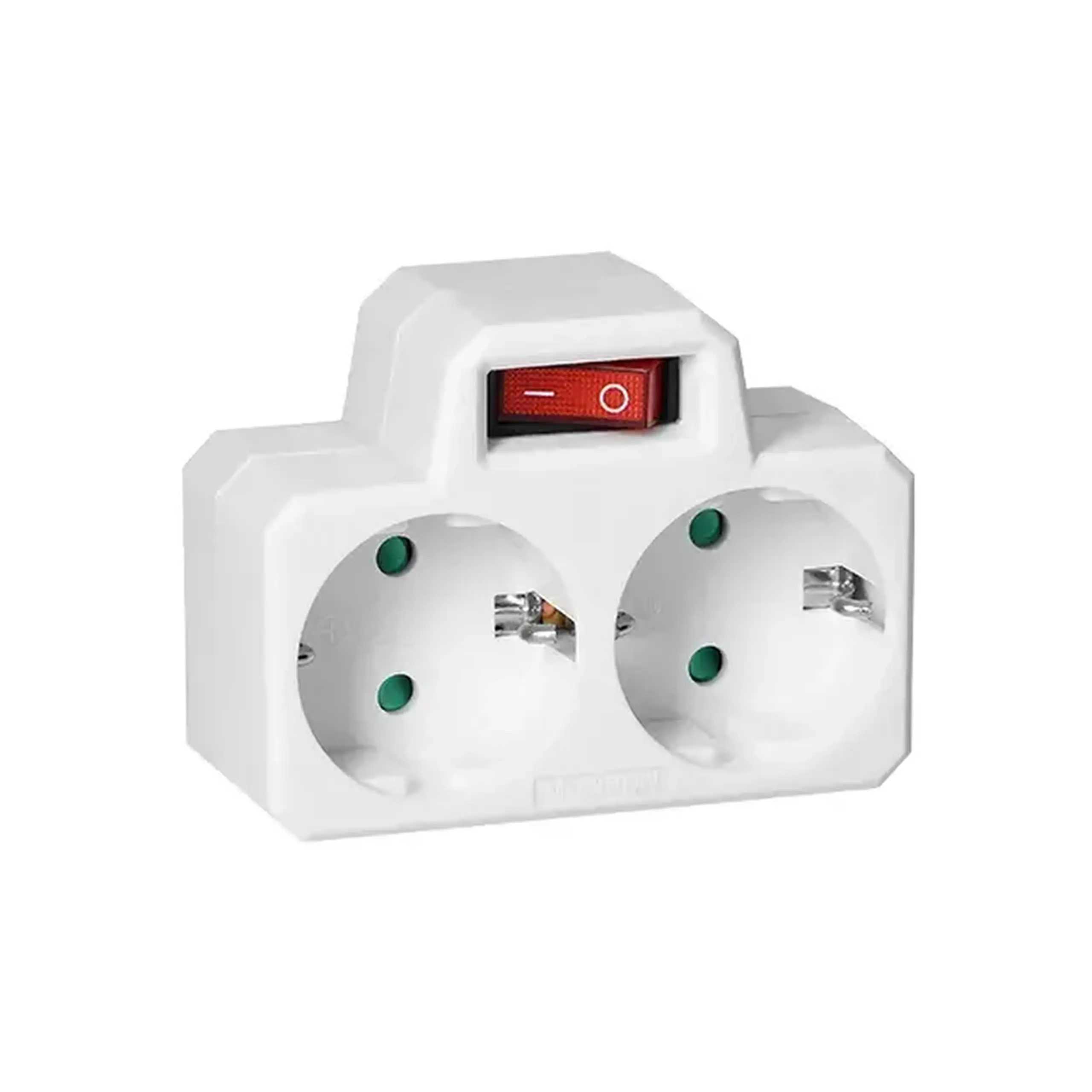 Adaptor dublu cu întrerupător ORAE13187GS 3P 16 A 220 - 240 V IP20 ORNO