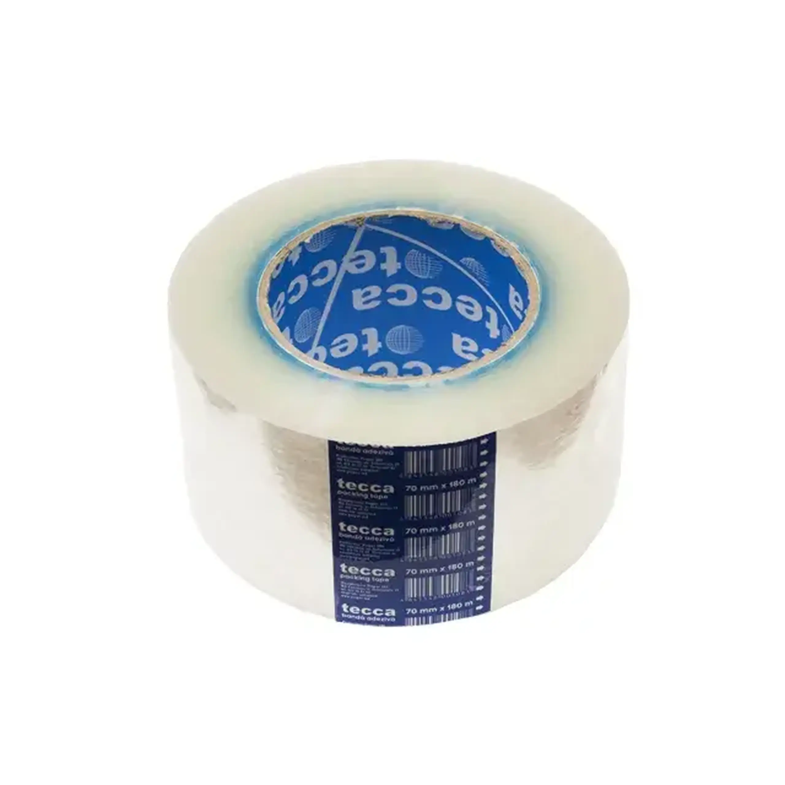 Bandă adezivă Tecca SUPER CLEAR 70 mm x 180 m transparent - Dimensiuni (L x W x H x Ø) 70 mm x 180 m