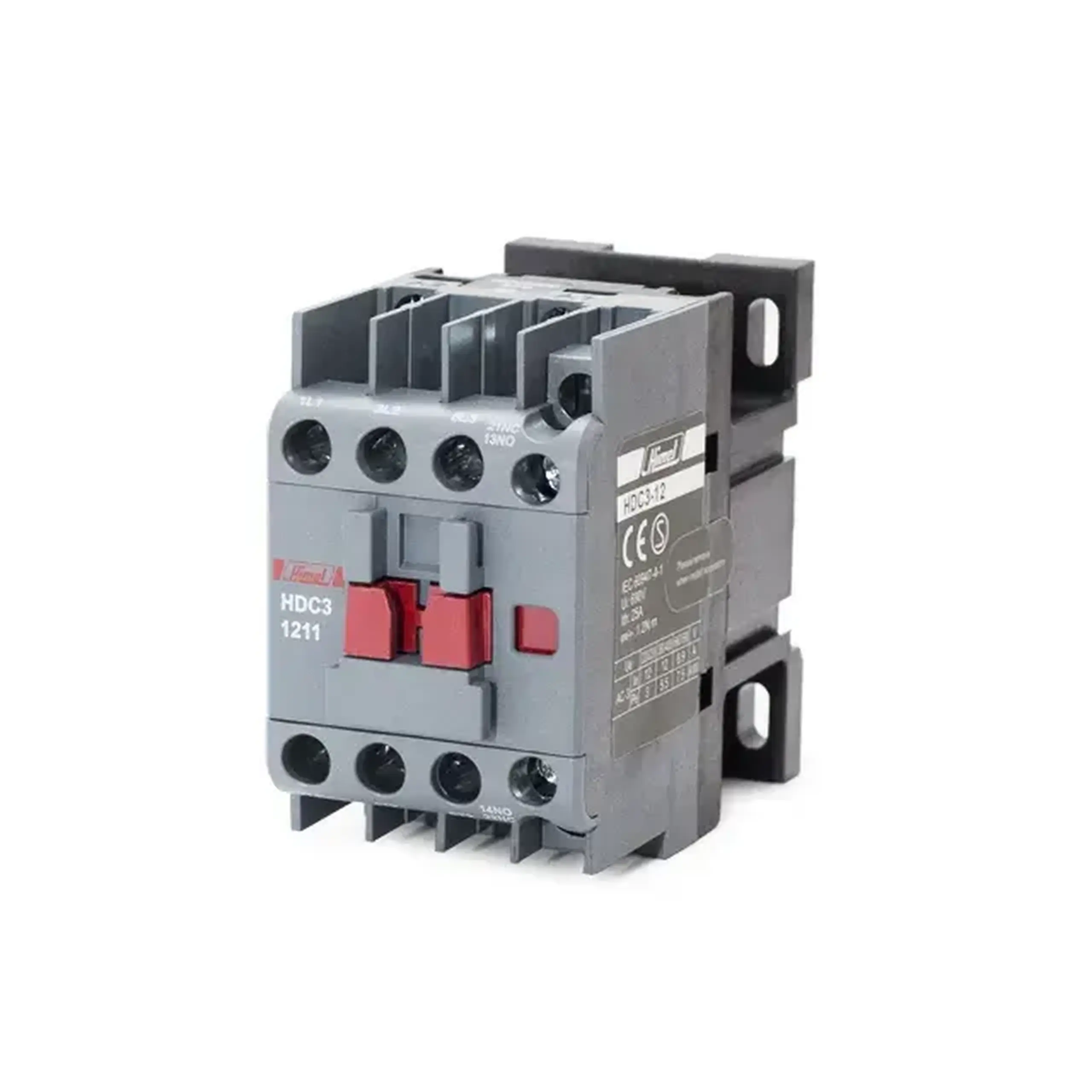 Contactor Himel HDC3-1210 12 A 50/60 Hz 5.5 kW 220-690 V 24 V IP20 - 24 V 1NO+1NC
