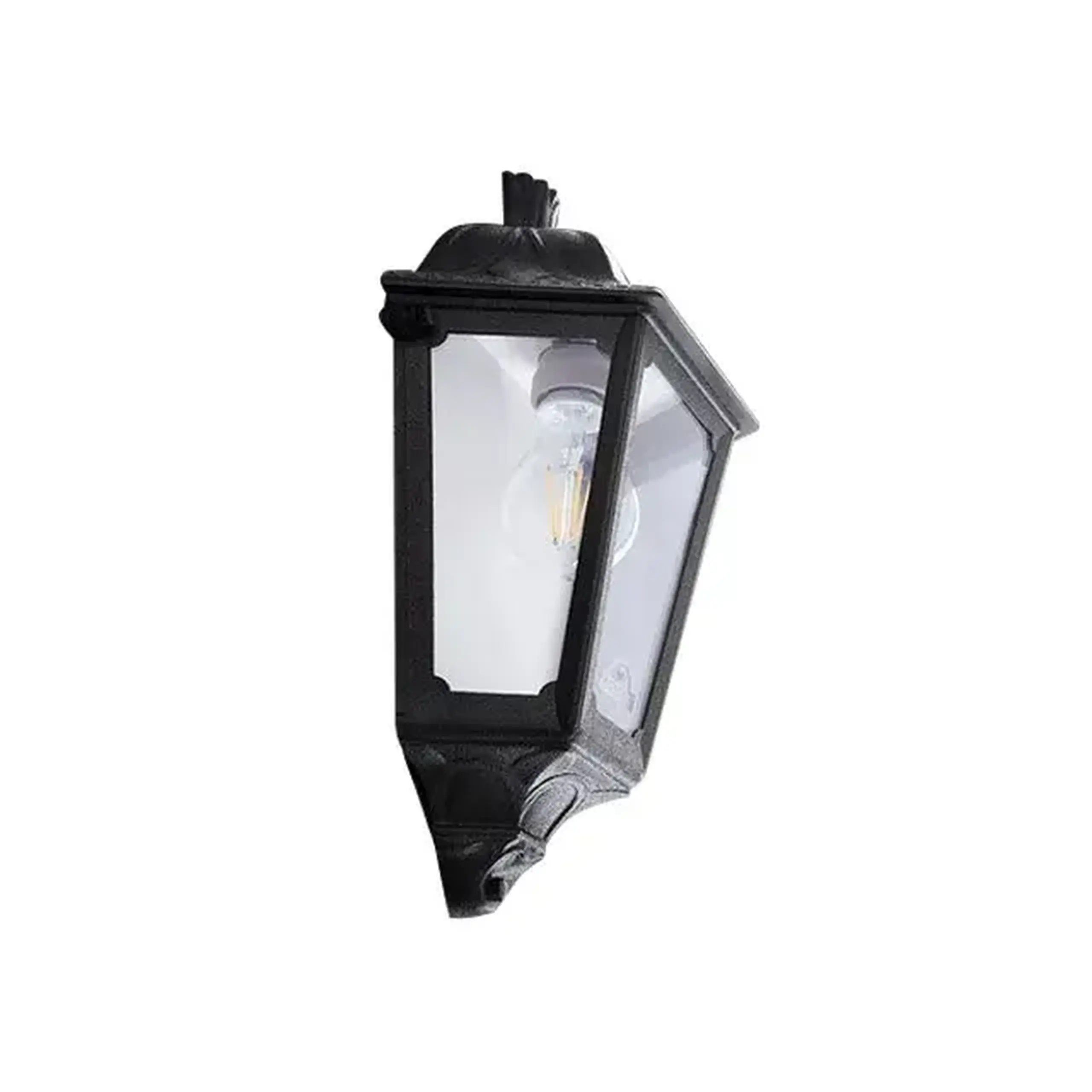 Corp de iluminat IESSE E27 220 - 240 V IP55 Fumagalli - Culoare Negru/Transparent