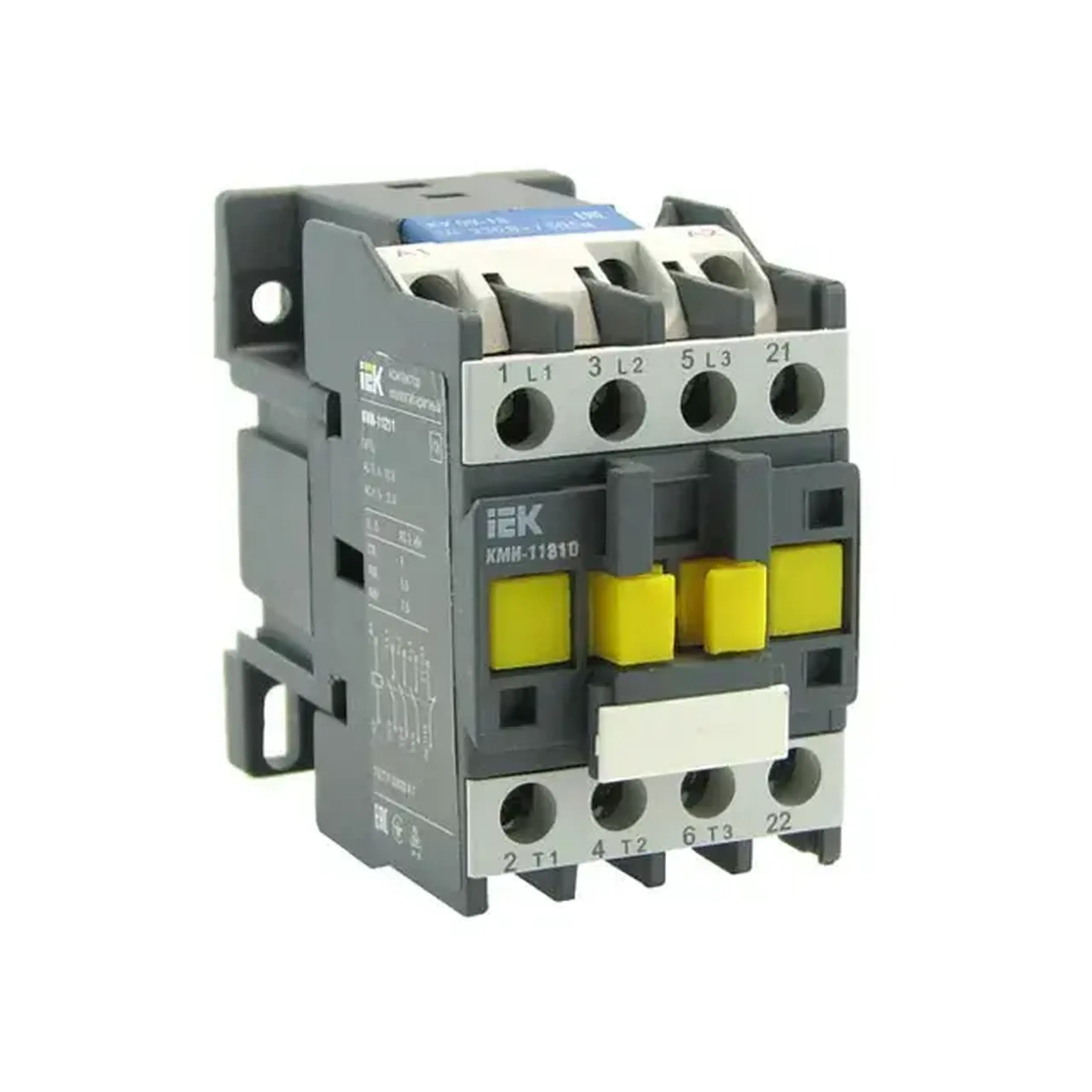 Contactor IEK KMI-10910 9 A 50 Hz 6 kW 24 V IP20 - KMI-11810 220 V (V)