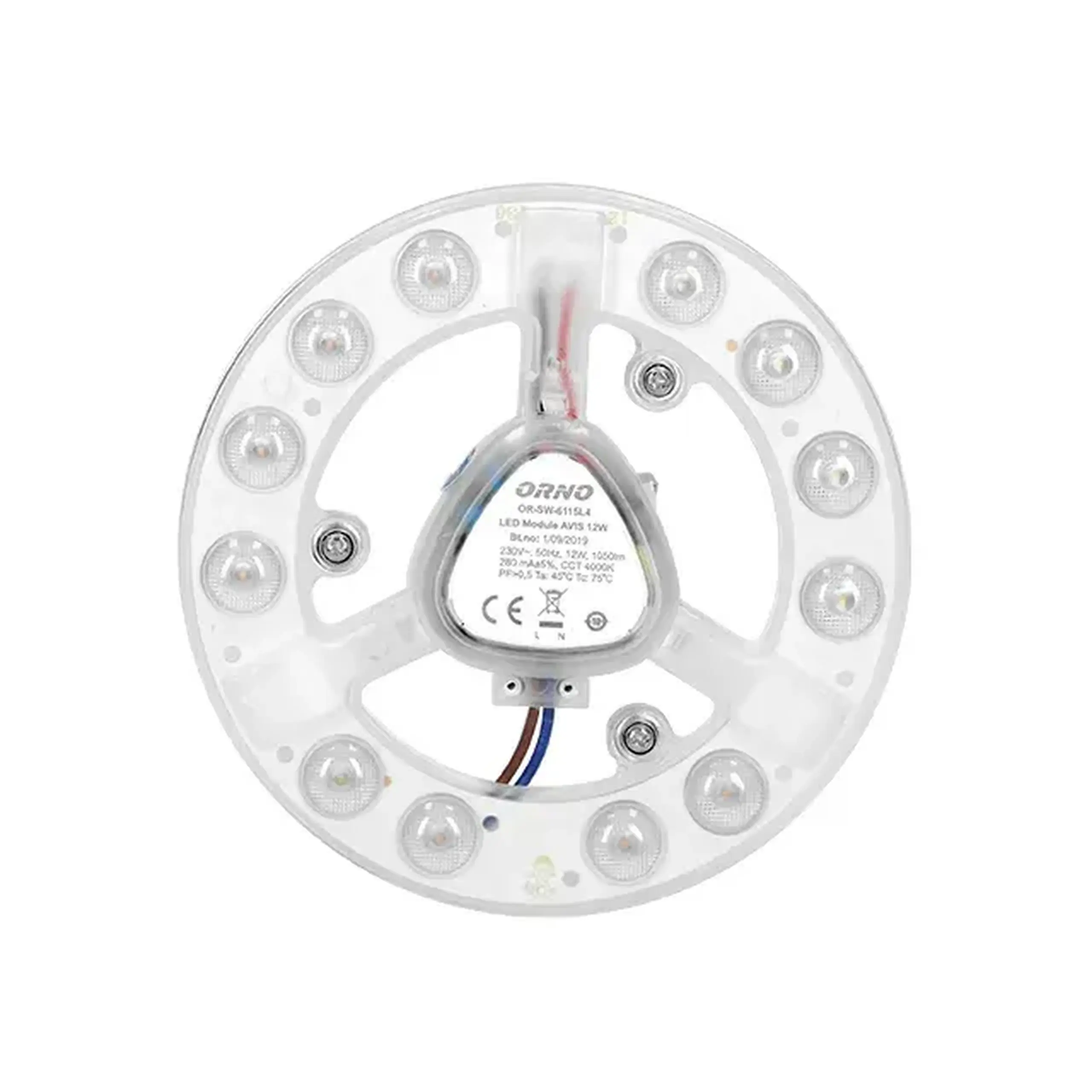 Corp de iluminat LED AVIS 12 W 1050 lm 4000 K 230 V Alb ORNO
