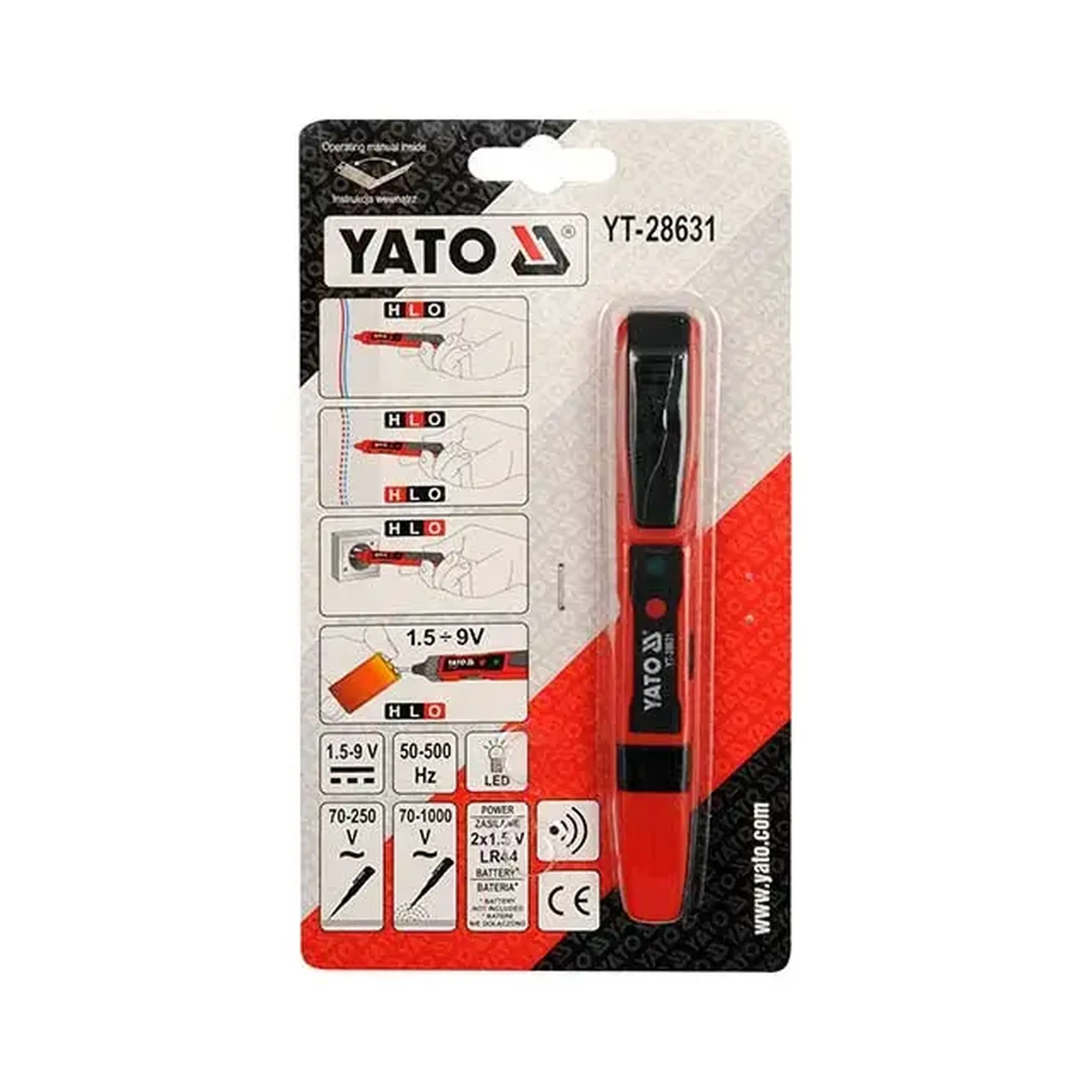 Creion de tensiune cu sunet 28631 70 - 250 V Yato