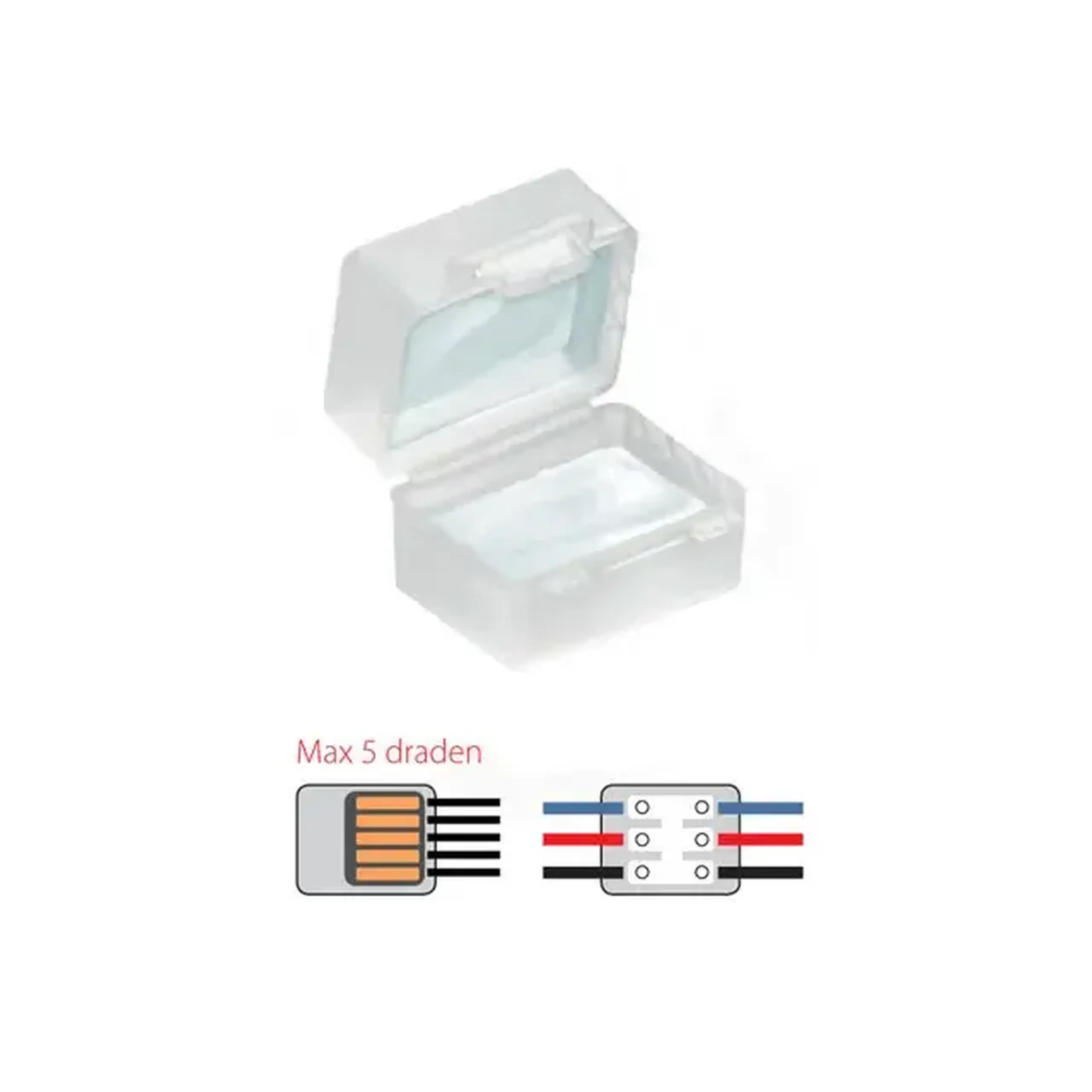 Cutie conector cu gel Raytech Pascal 6 36 x 37 x 26 mm
