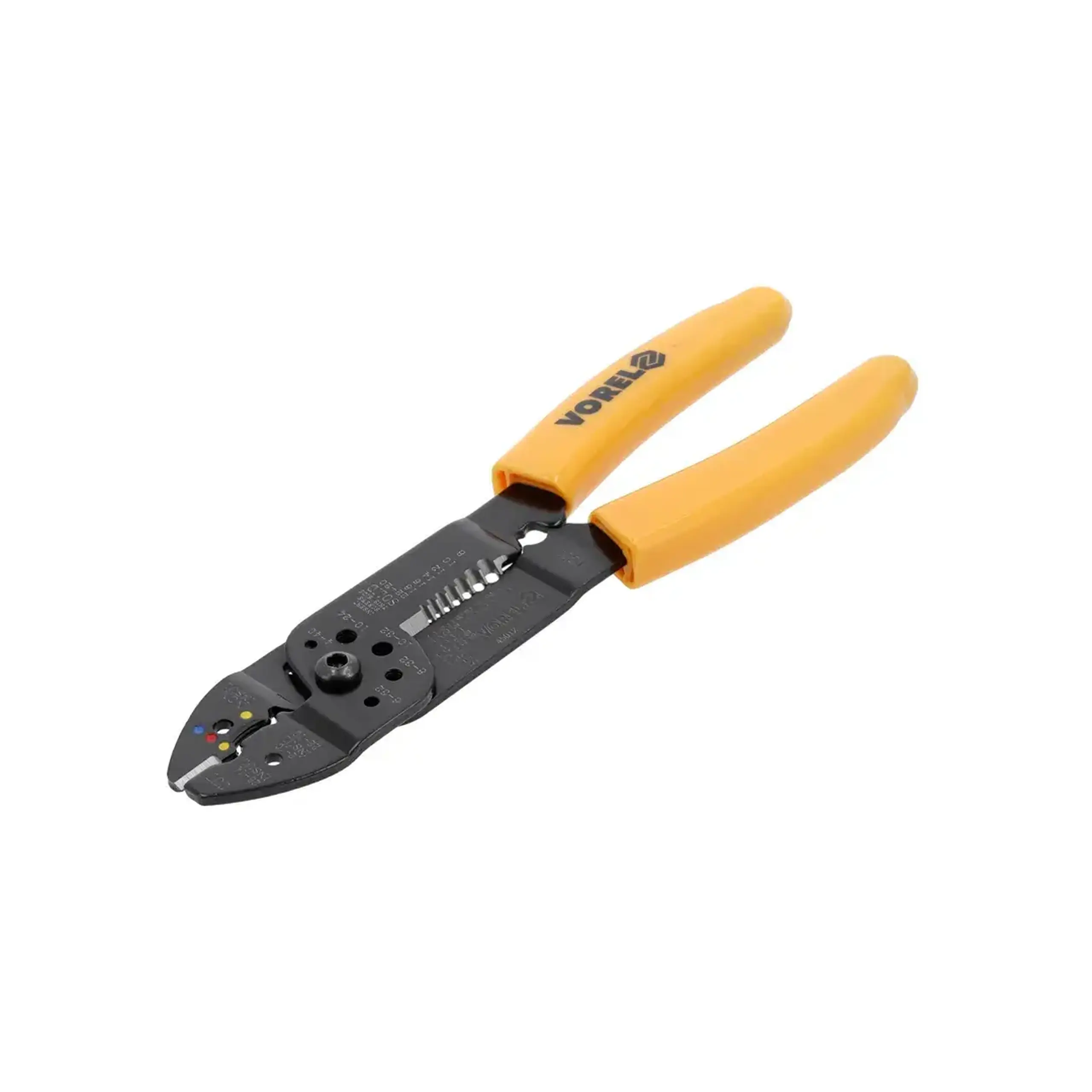 Clește de strângere și curățire a cablurilor 0.5 - 2.5 mm² 6 în 1 215 mm Vorel