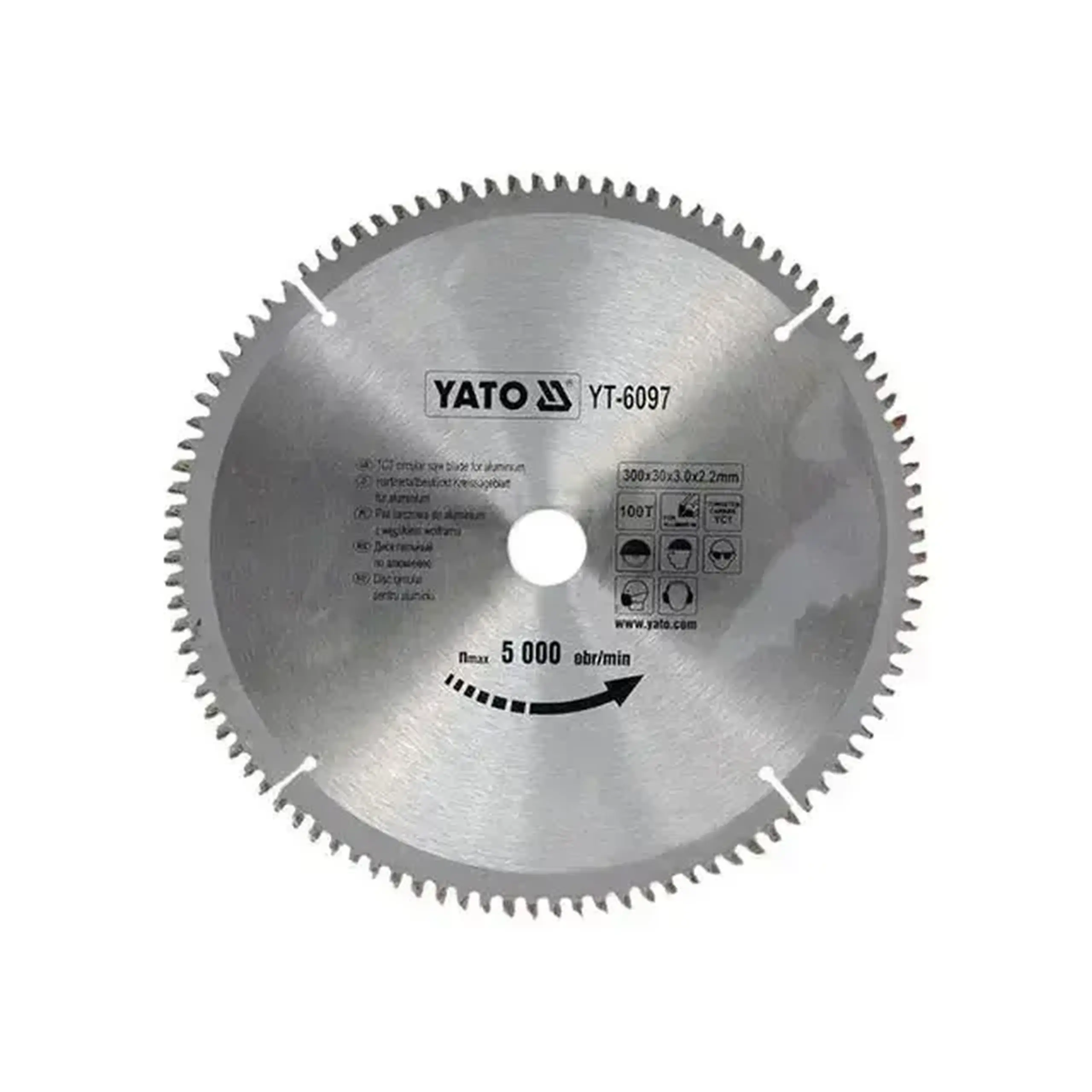 Disc de tăiat pentru aluminiu 160 * 20 mm Yato - Diametru 300 *
