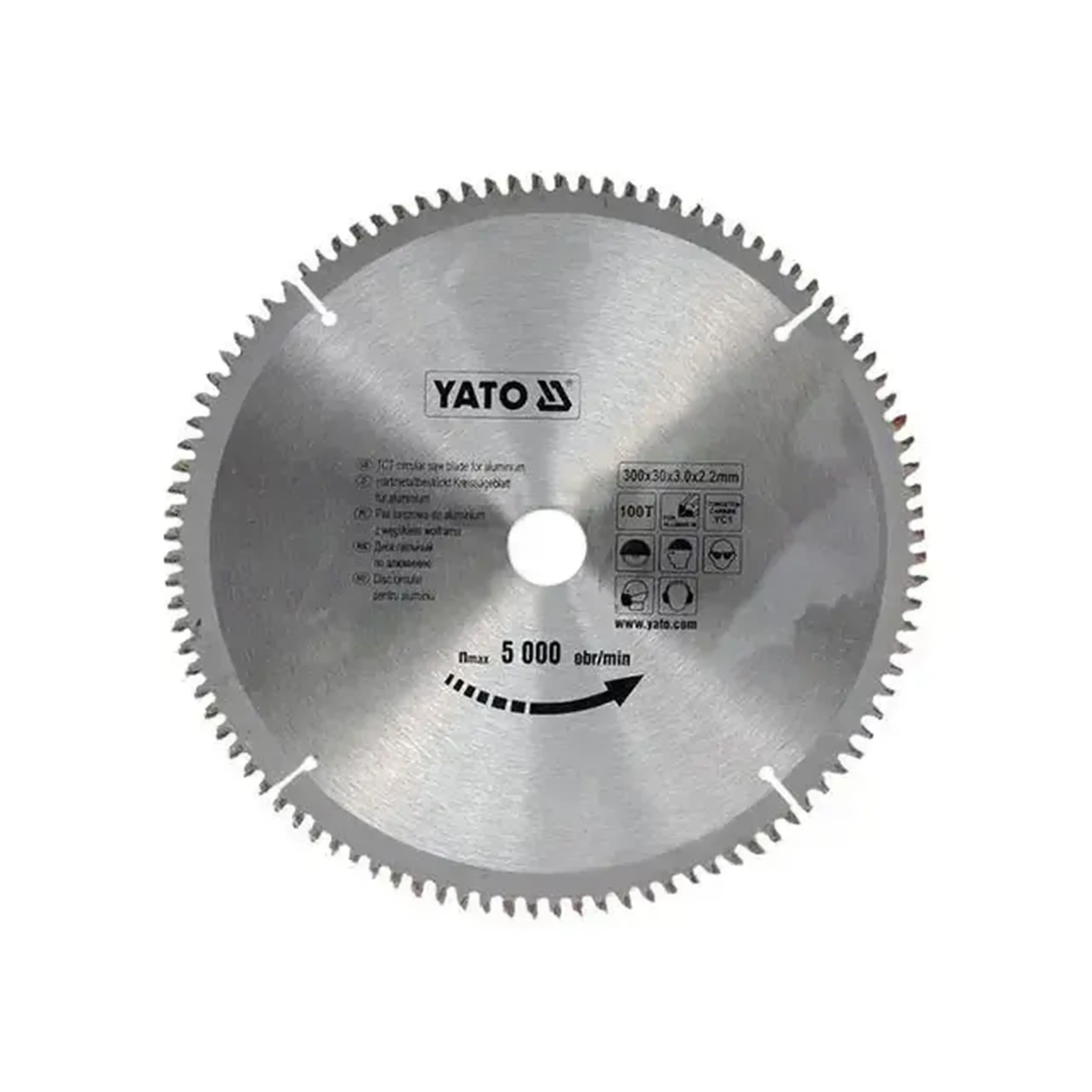 Disc de tăiat pentru aluminiu 160 * 20 mm Yato - Diametru 350 *