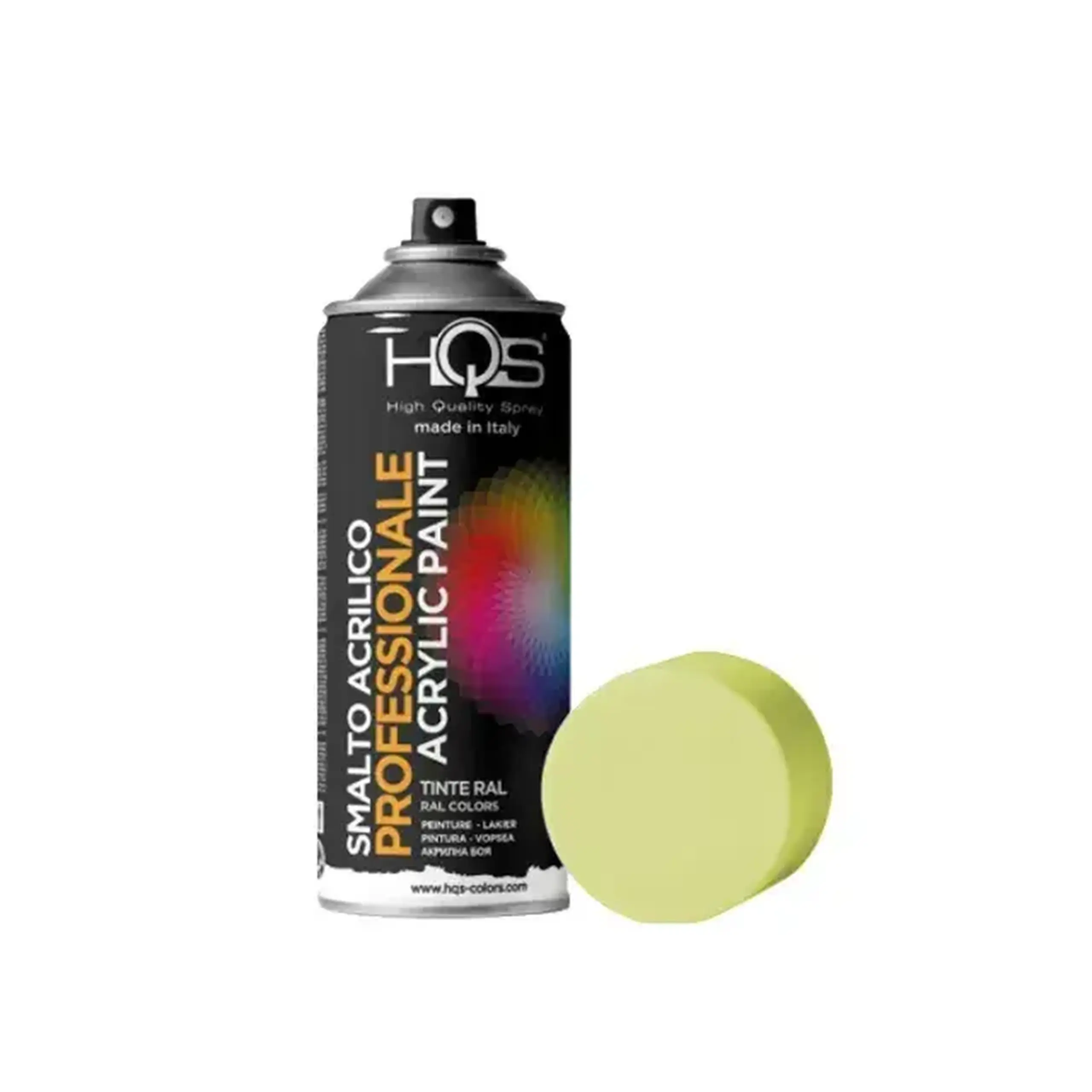 Email spray acrilic galben 400 ml HQS - Tip RAL 1014