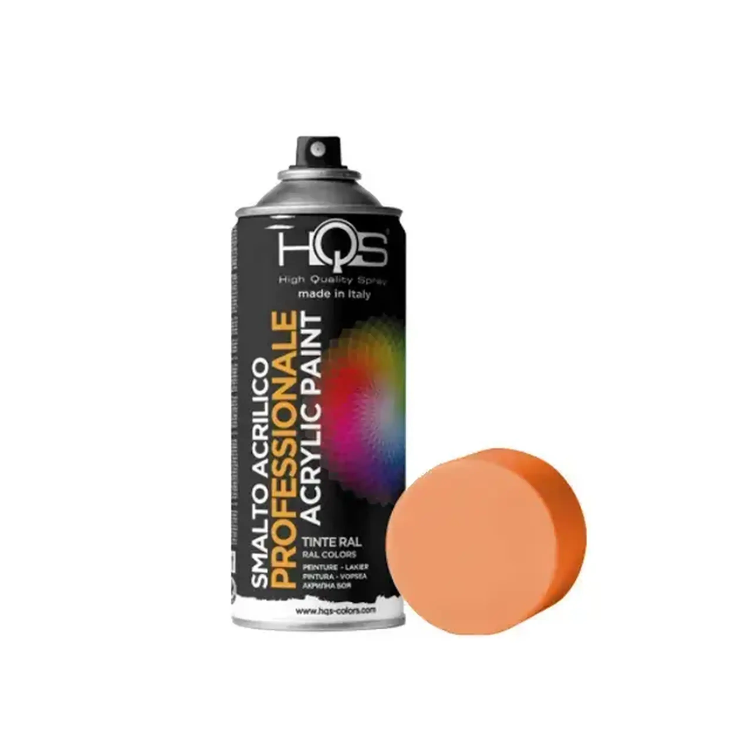 Email spray acrilic portocaliu 400 ml HQS