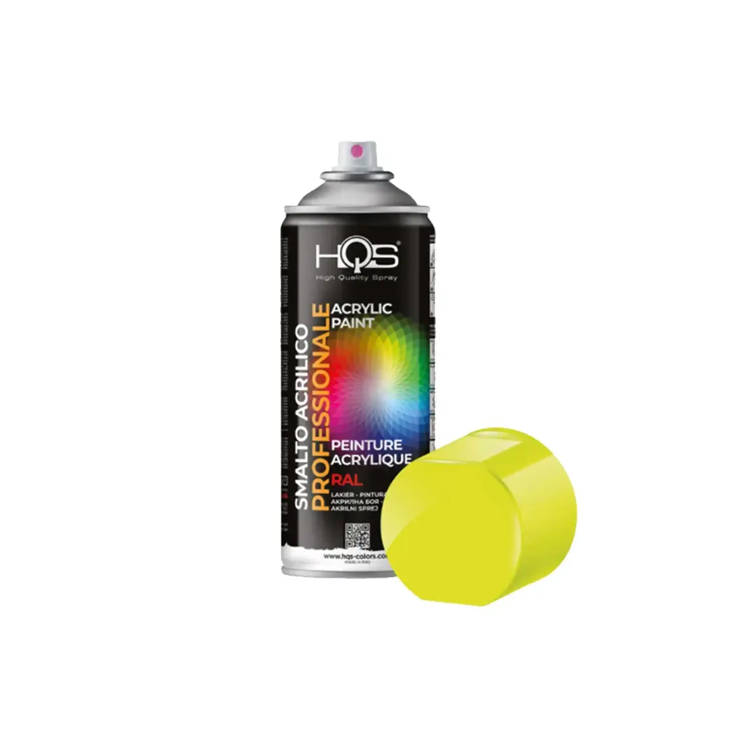 Email spray acrilic galben 400 ml HQS - Tip RAL 1016