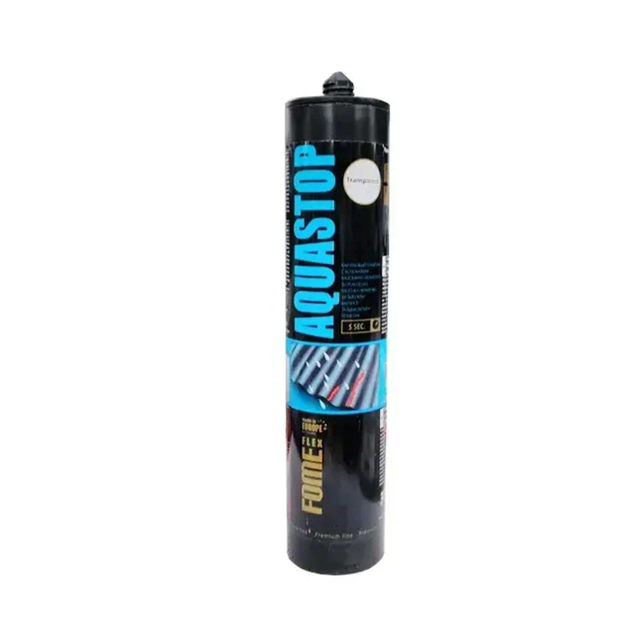 Ermetic cu fibre AQUASTOP 300 ml Transparent Fome Flex