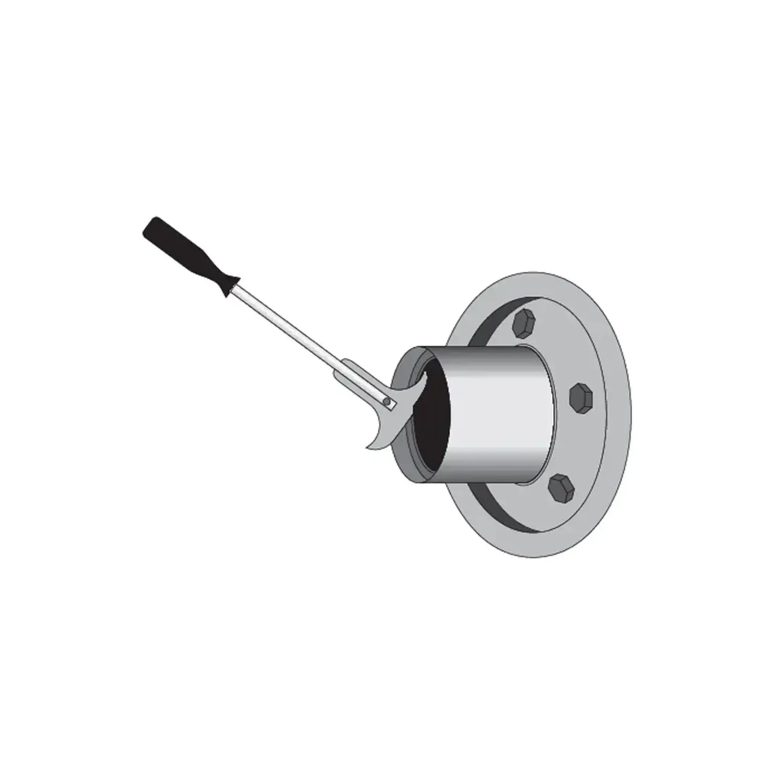 Extractor de garnituri 200 x 85 mm Yato